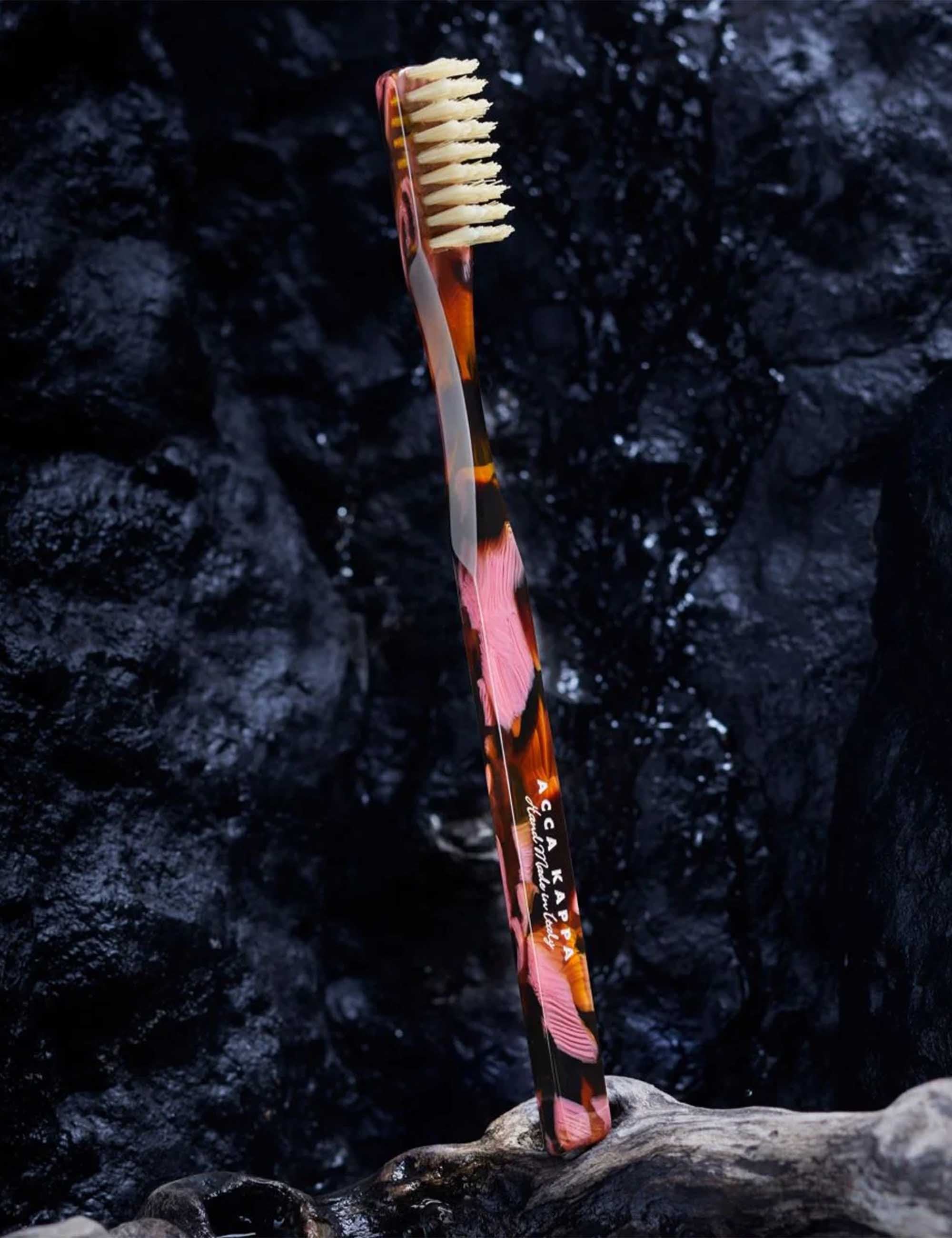 Historical Toothbrush (Medium Nylon) - Pink Flambe