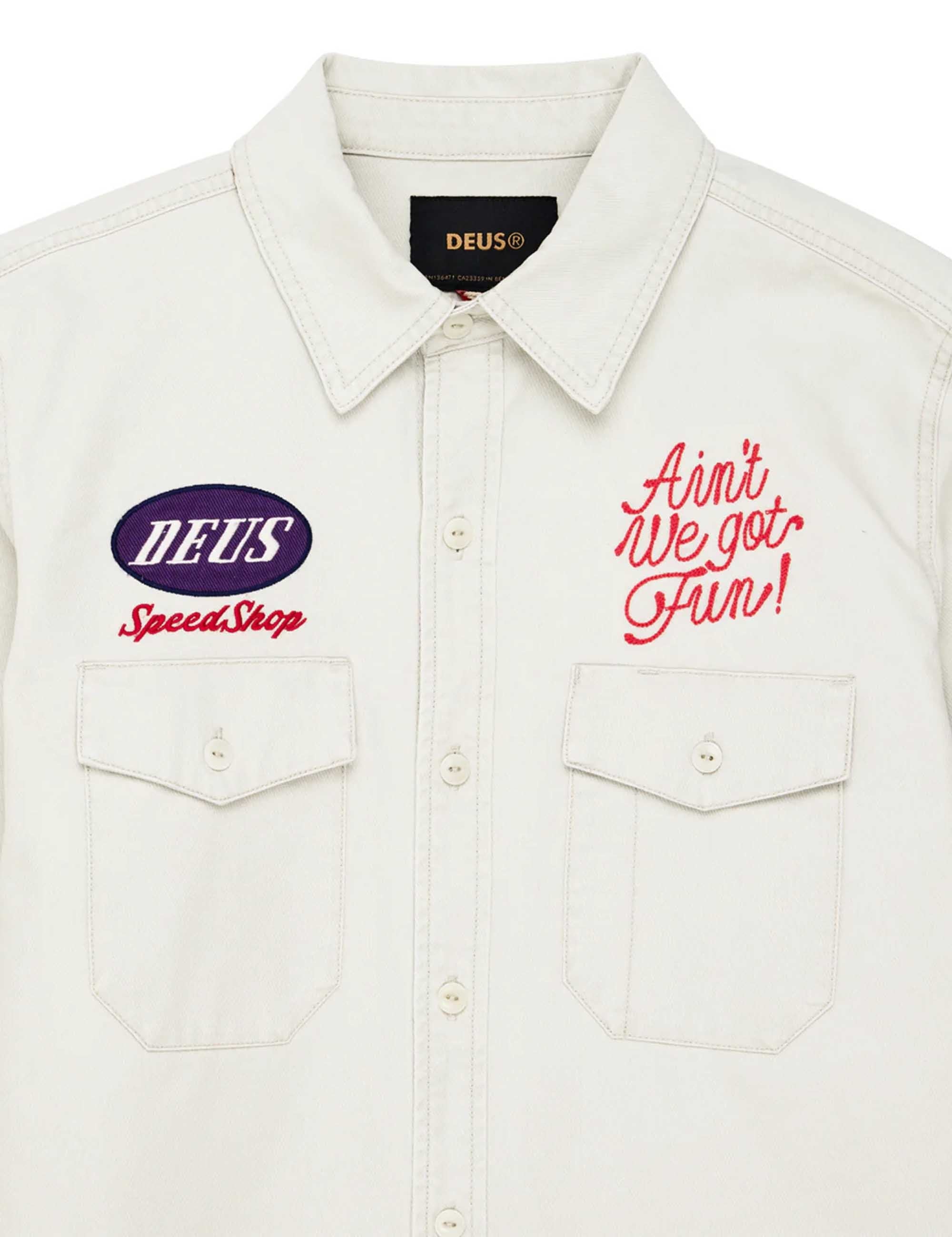 Deus Ex Machina Tin Lizzie Shirt - Dirty White