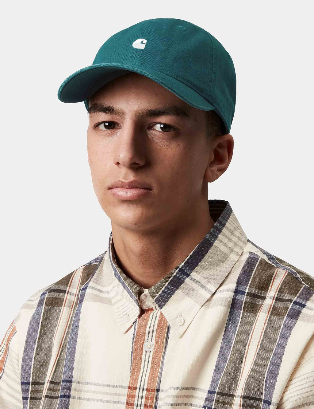 Madison Logo Cap - Malachite/White