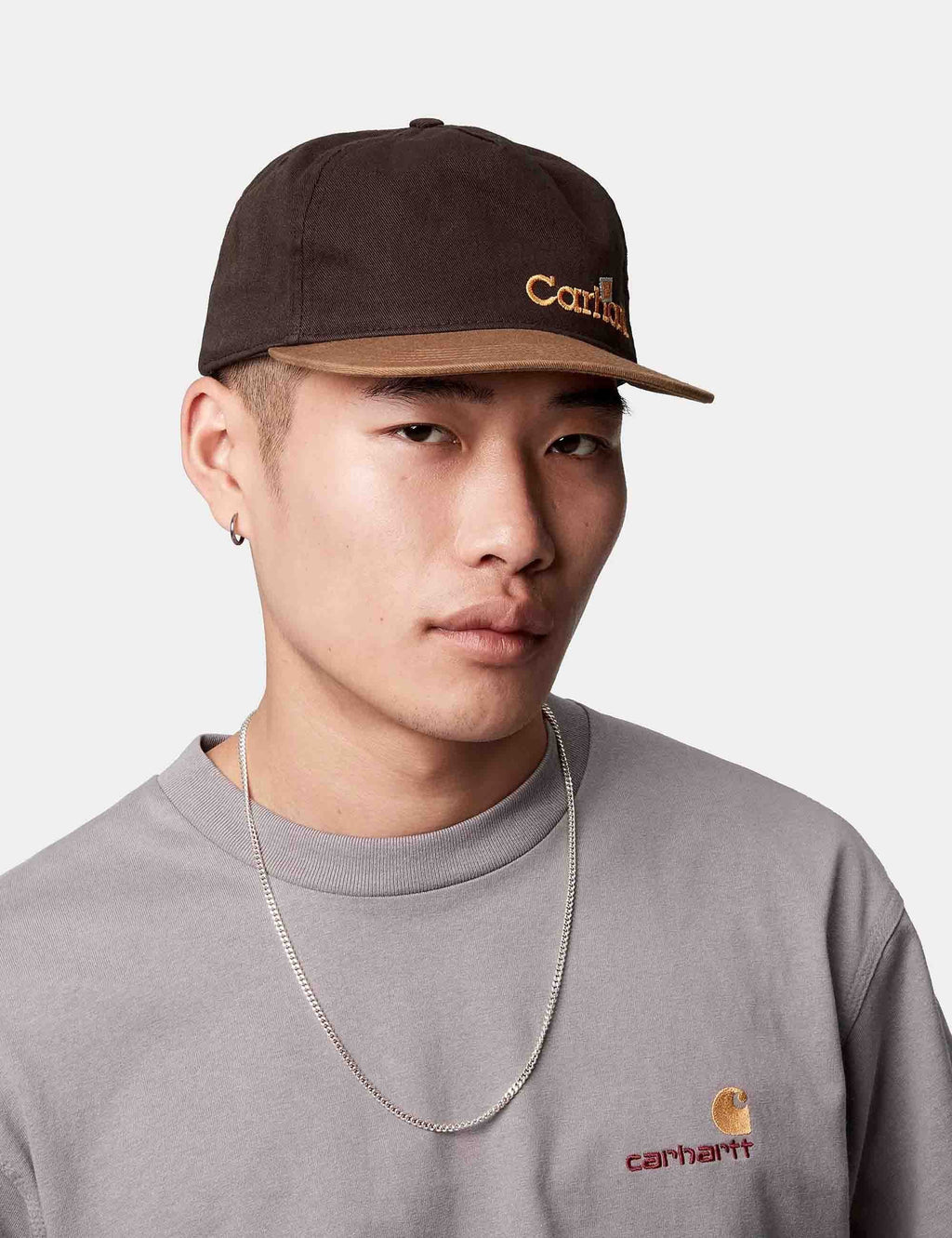 Label Script Cap - Brown