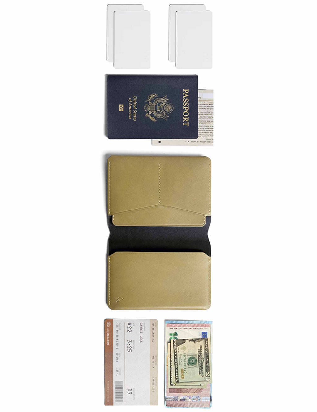 Passport Cover - Mustard