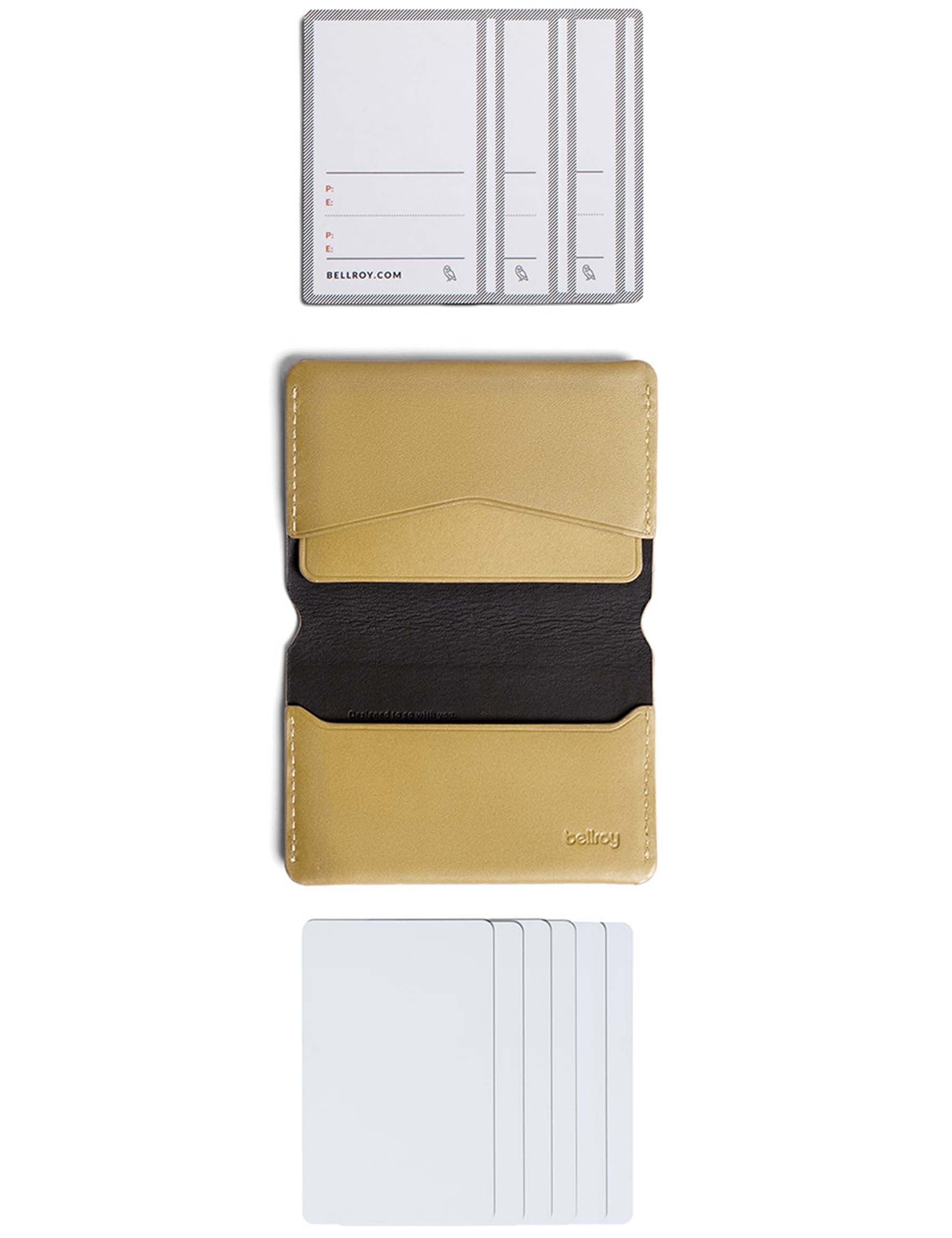 Bellroy Under Cover Card Holder - Mustard