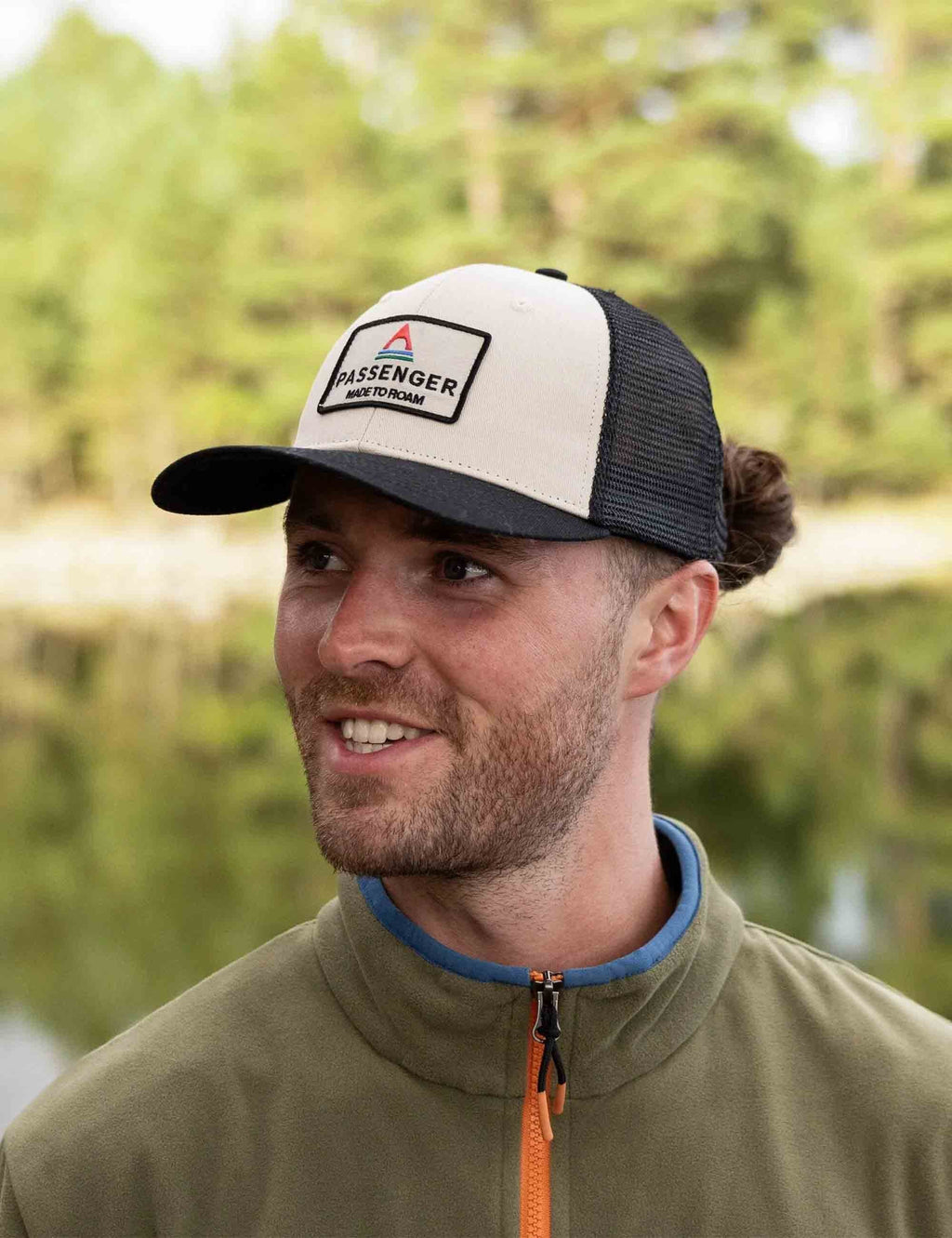Core Trucker Cap - Black/White