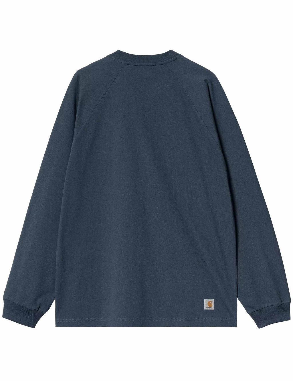 WIP Long Sleeve T-Shirt - Dusky Blue/Mulberry