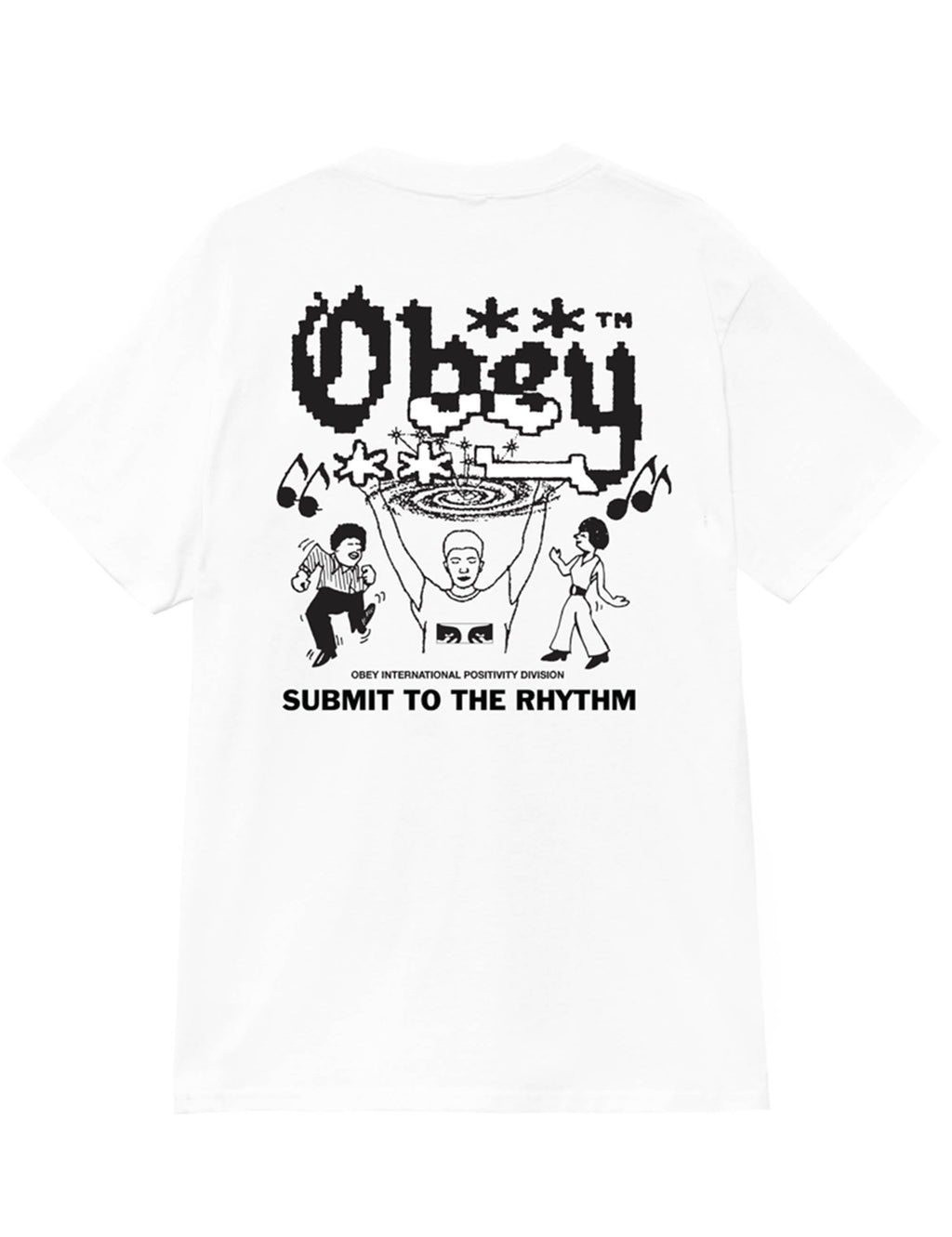 Submit to Rhythm T-Shirt - White