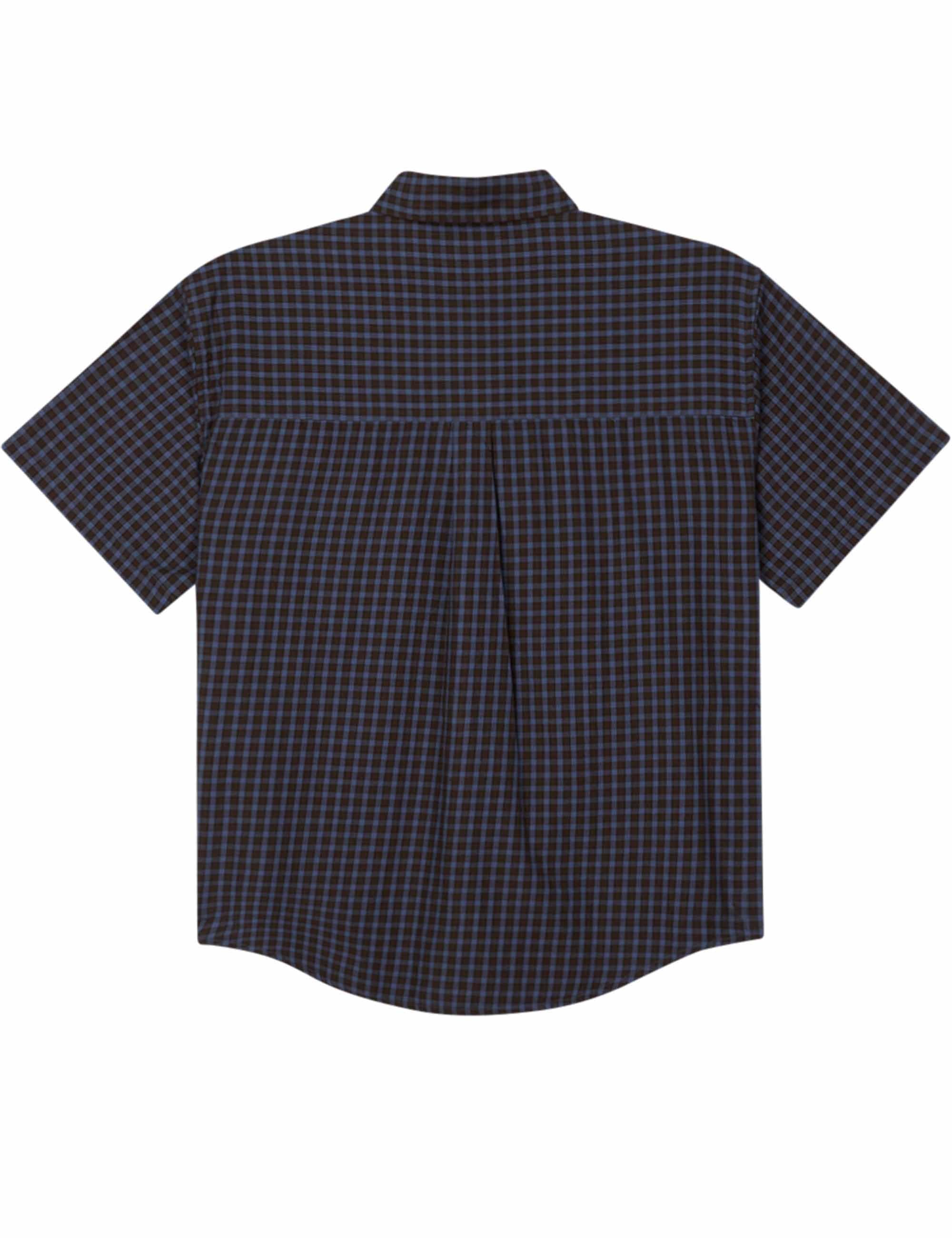 Big Wig Otis Short Sleeve Shirt - Dull Blue Multi