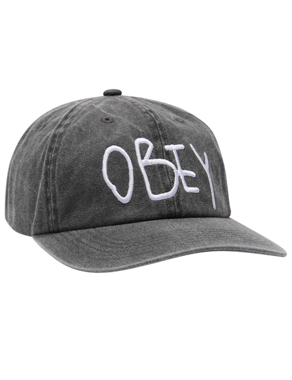 Jot 6 Panel Hat - Black