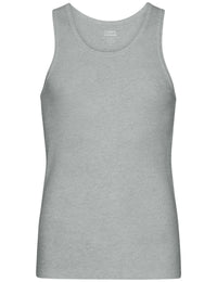 Organic Rib Tank Top - Grey Heather