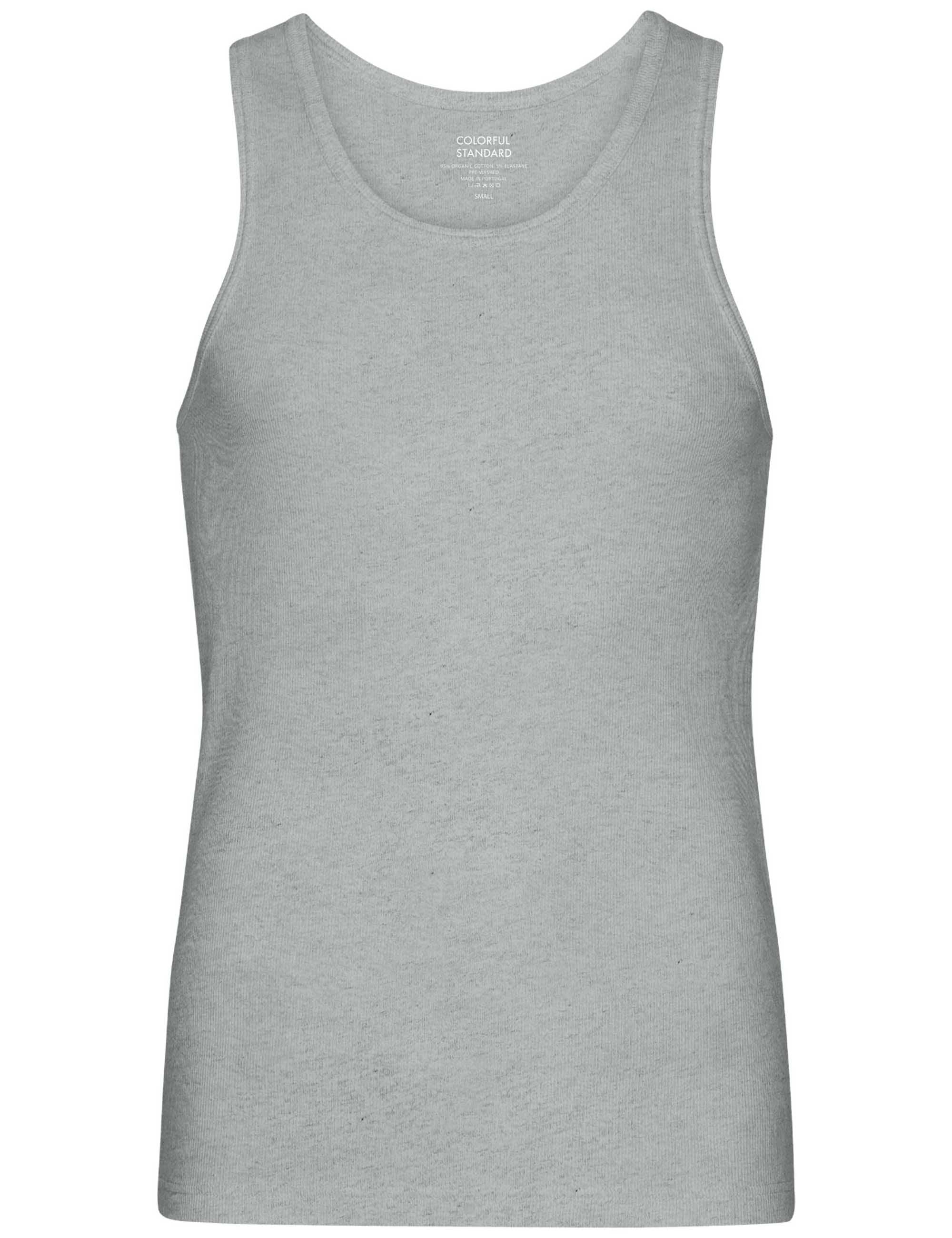 Colorful Standard Organic Rib Tank Top - Grey Heather