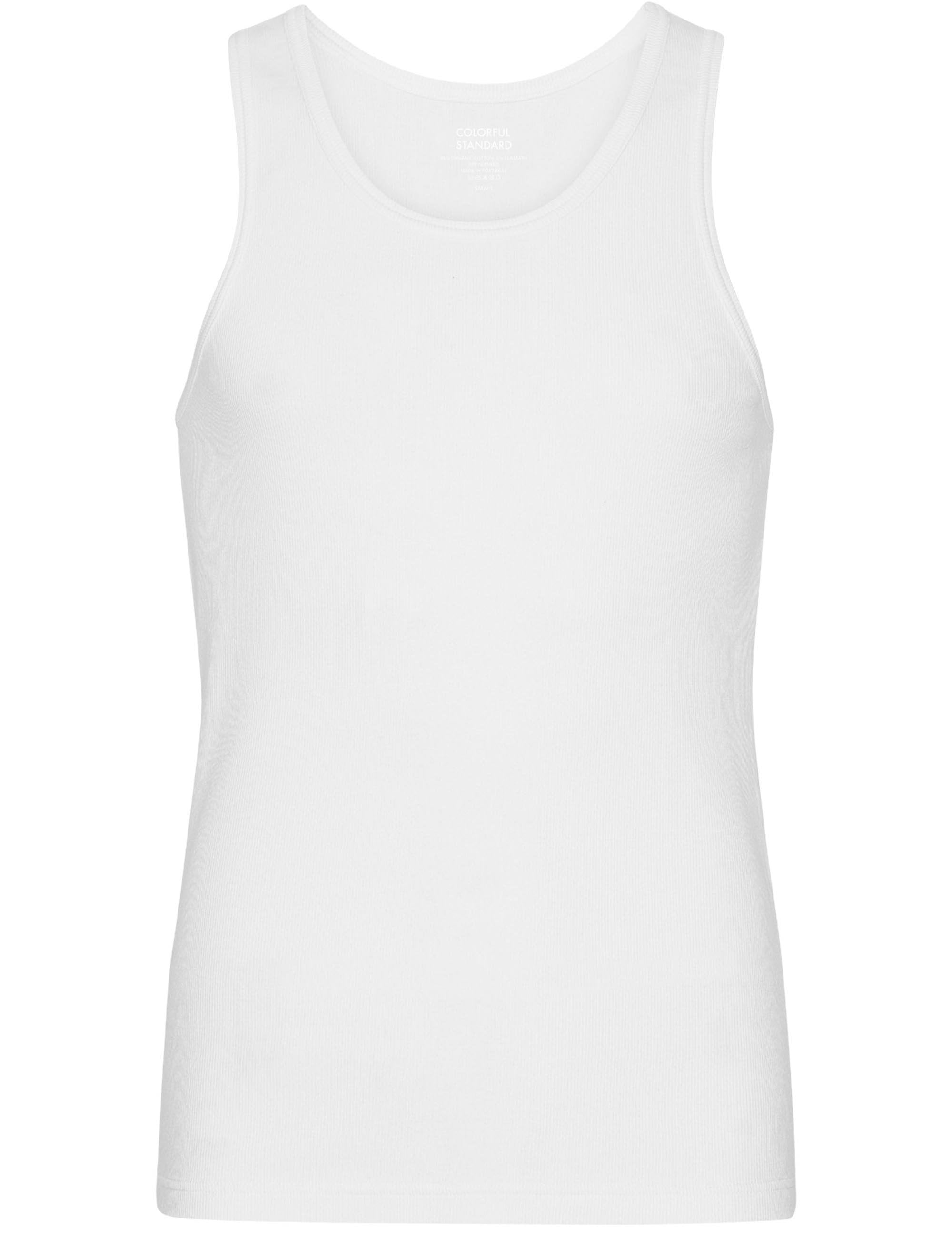 Colorful Standard Organic Rib Tank Top - Optical White