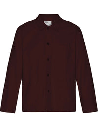 Organic Workwear Jacket - Oxblood Red