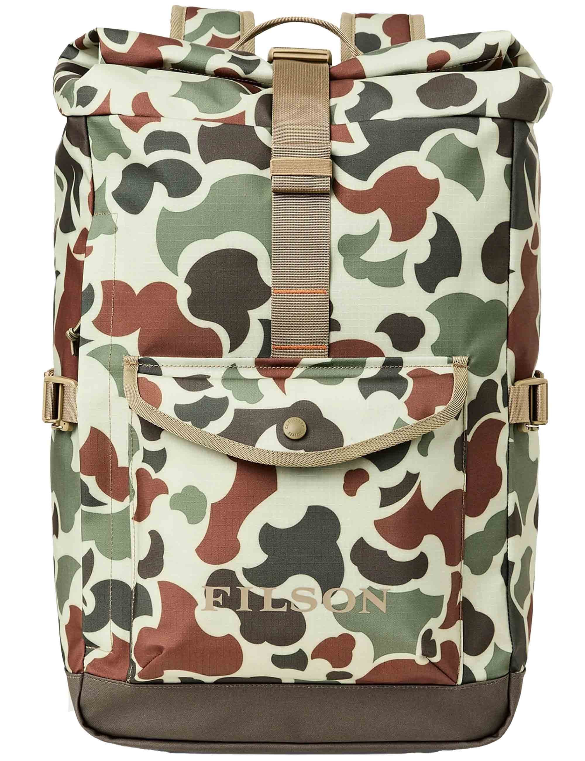 All-Weather 30L Rolltop Backpack - Shrub Camo/Canteen