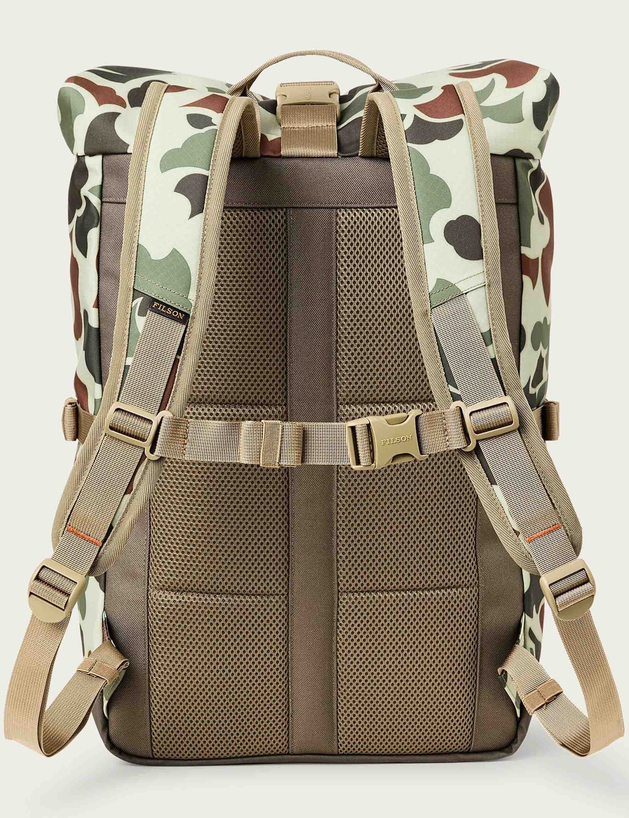 All-Weather 30L Rolltop Backpack - Shrub Camo/Canteen