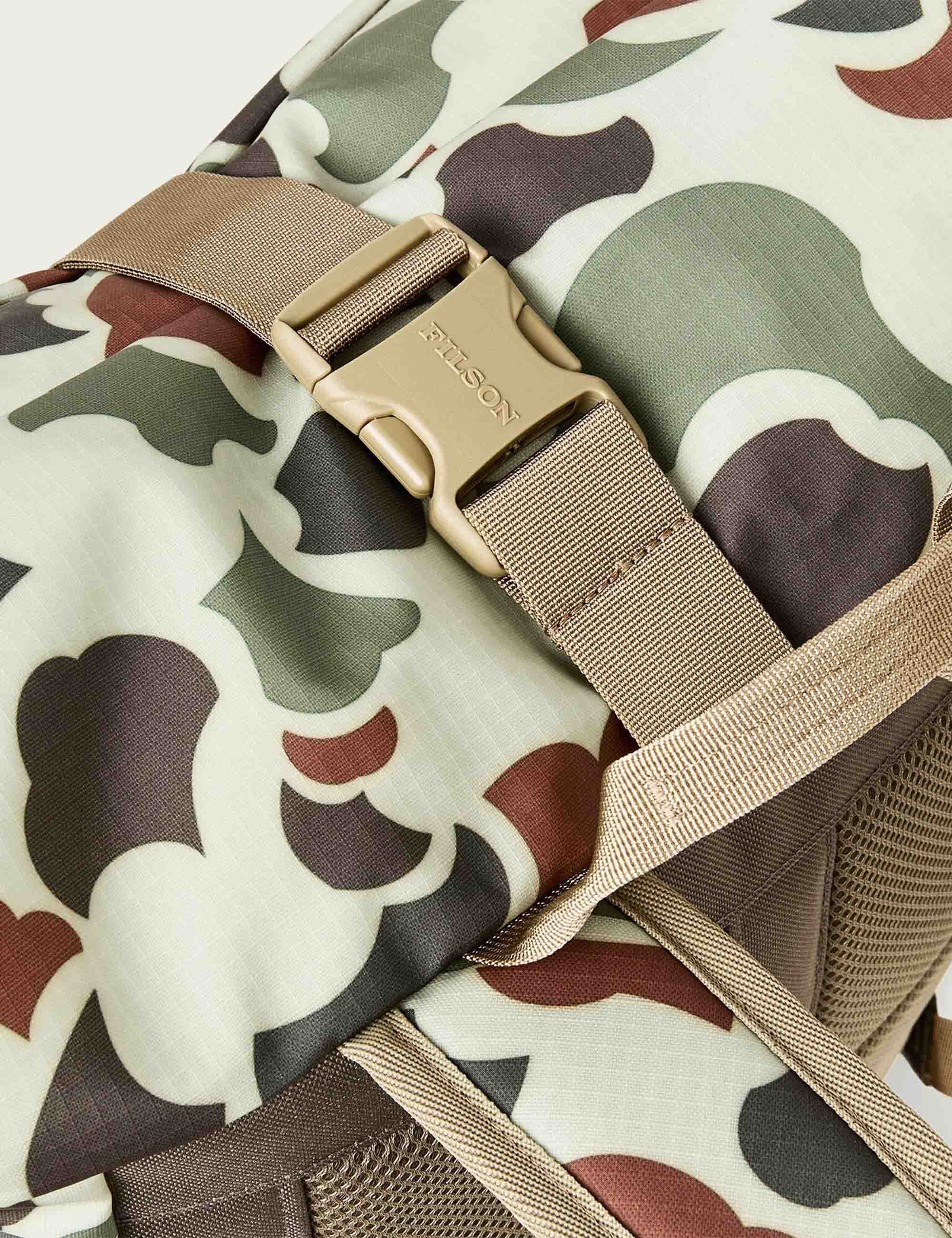 All-Weather 30L Rolltop Backpack - Shrub Camo/Canteen