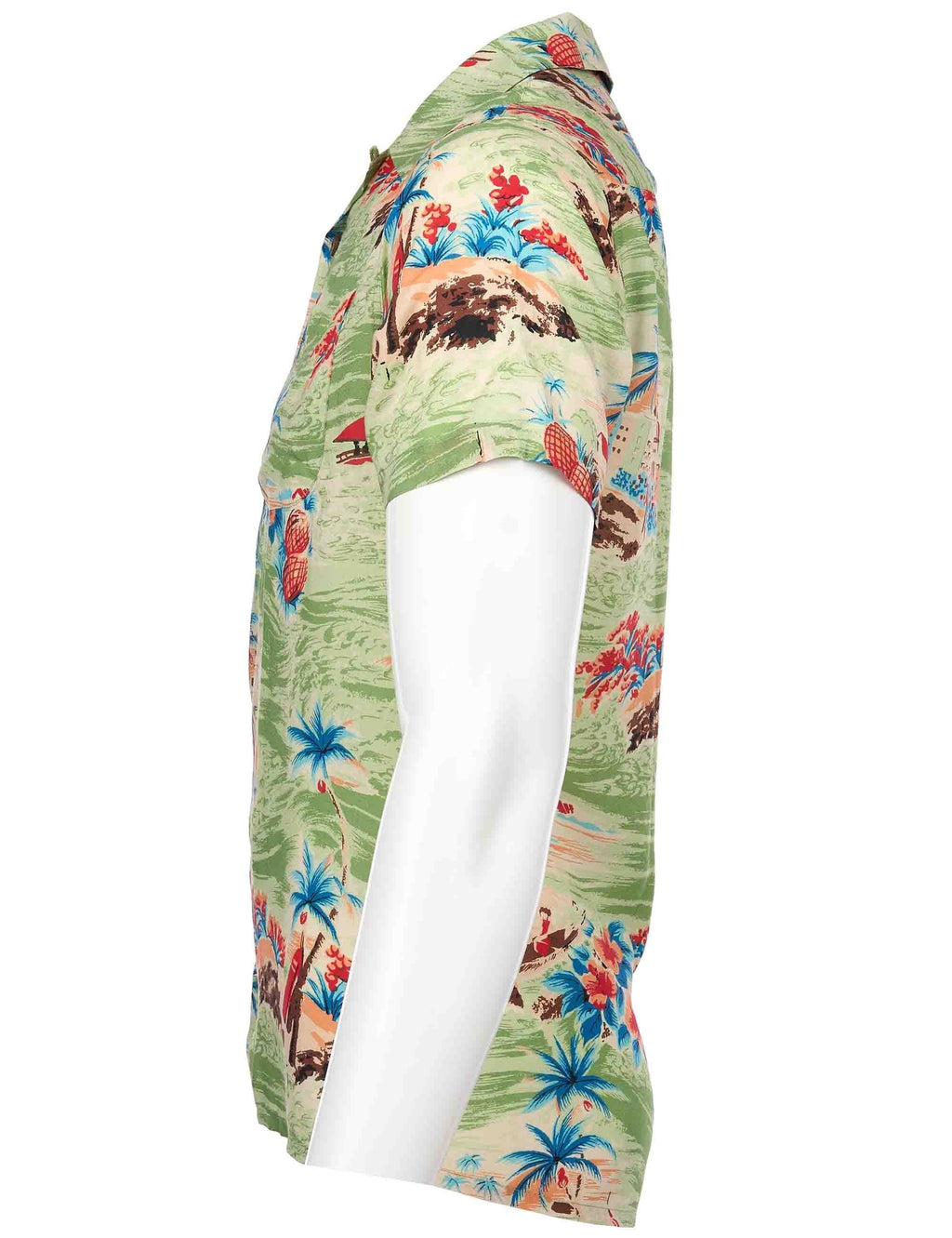 1947 Albert Hawaiin Shirt - Palima Green