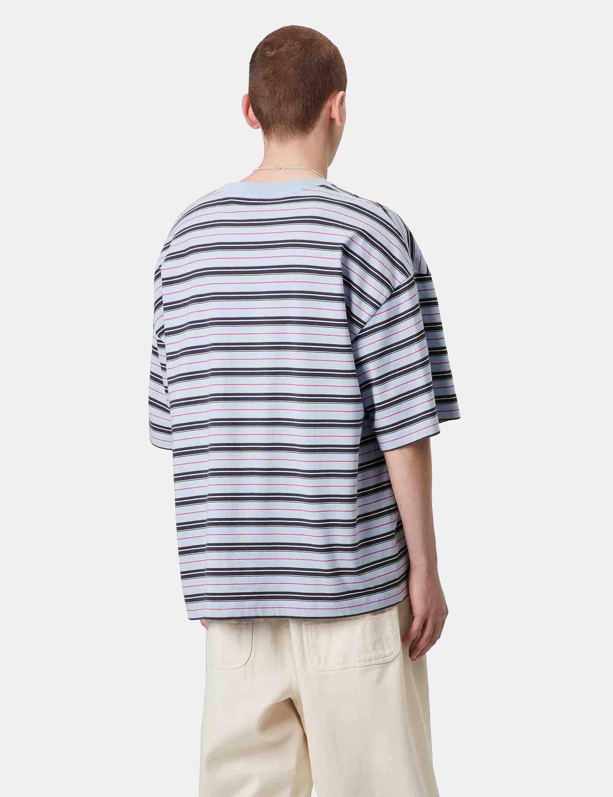 Nathan Stripe T-Shirt - Nathan Stripe, Air Sky