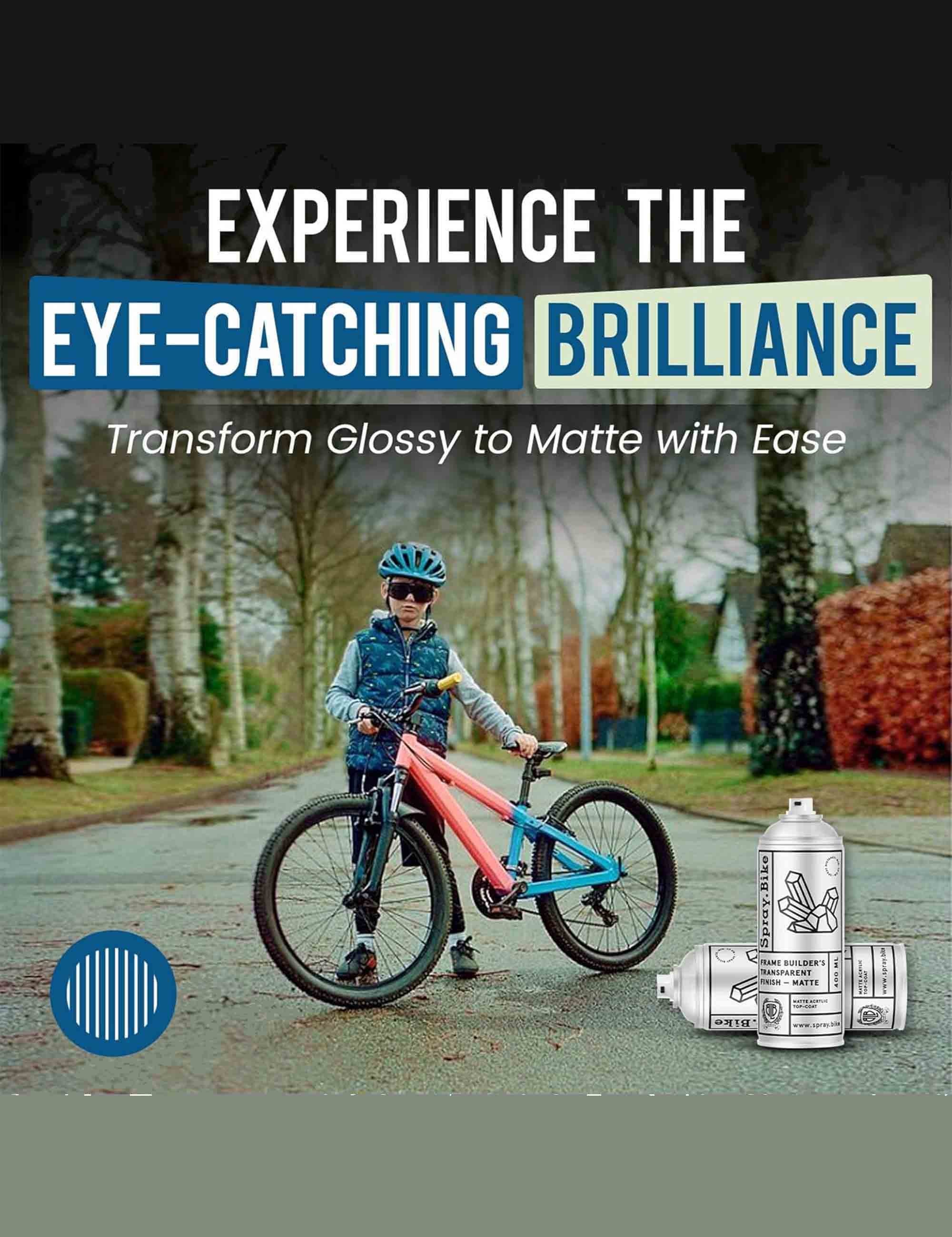 Spray Frame Builder's Transparent Finish 400ml - Satin/Gloss