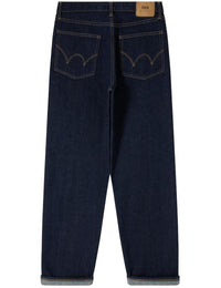 Loose Red Selvedge Jeans - Blue, Rinsed
