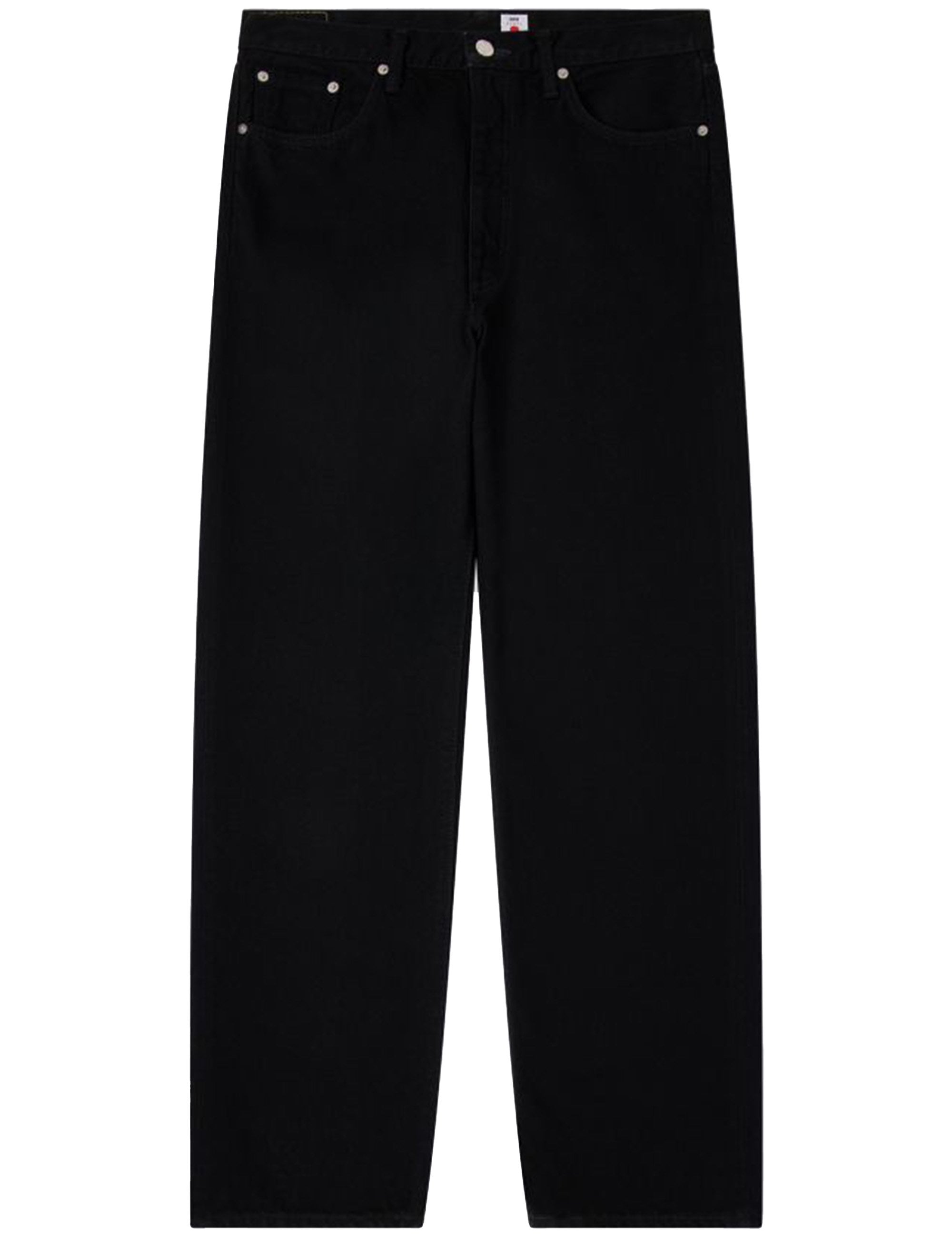 Loose Jeans - Black, Unwashed