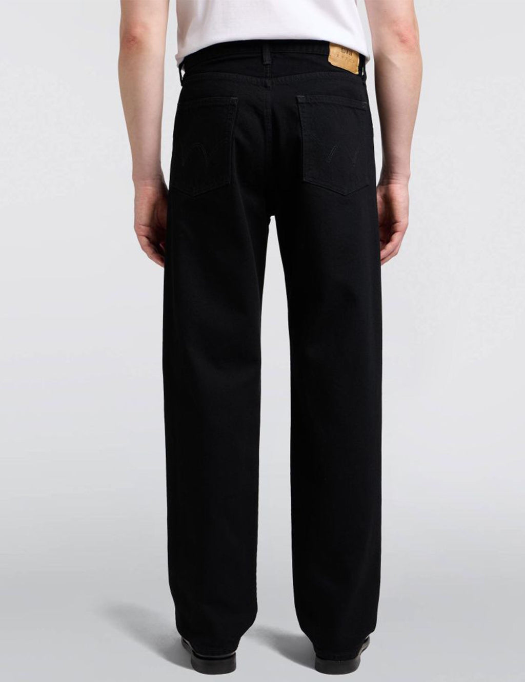 Loose Jeans - Black, Unwashed