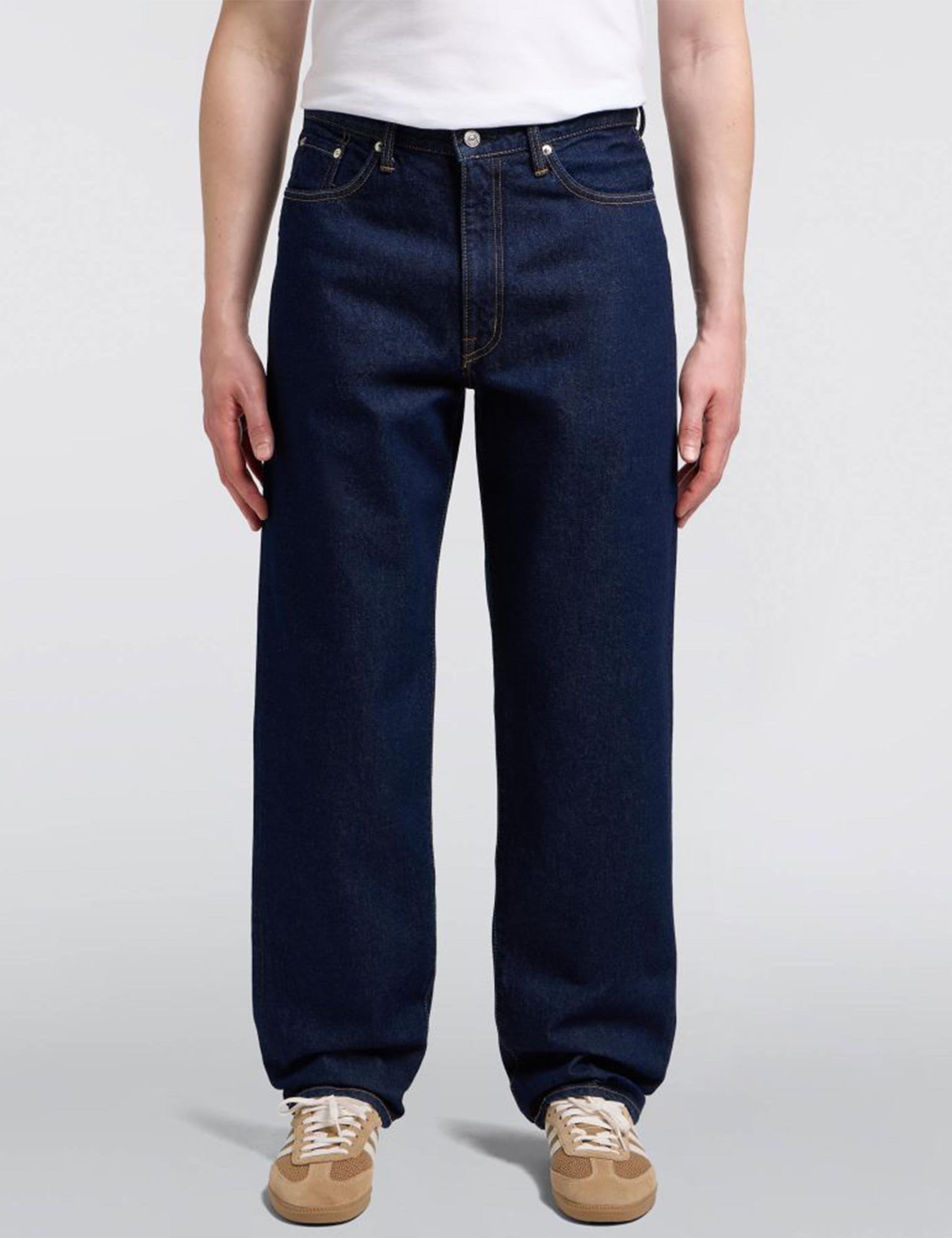 Loose Jeans - Blue, Rinsed