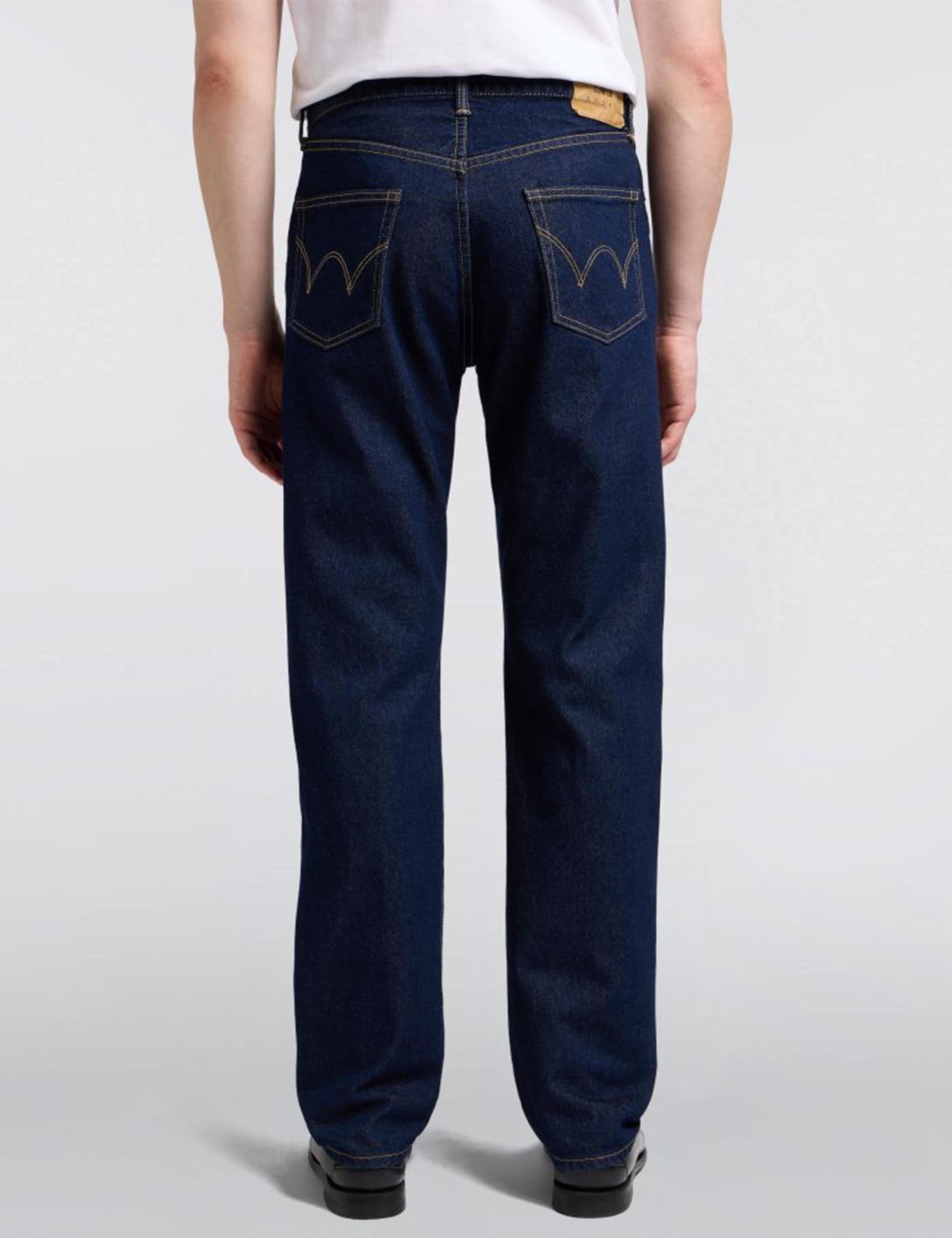 Regular Straight Jeans - Blue, Rinsed