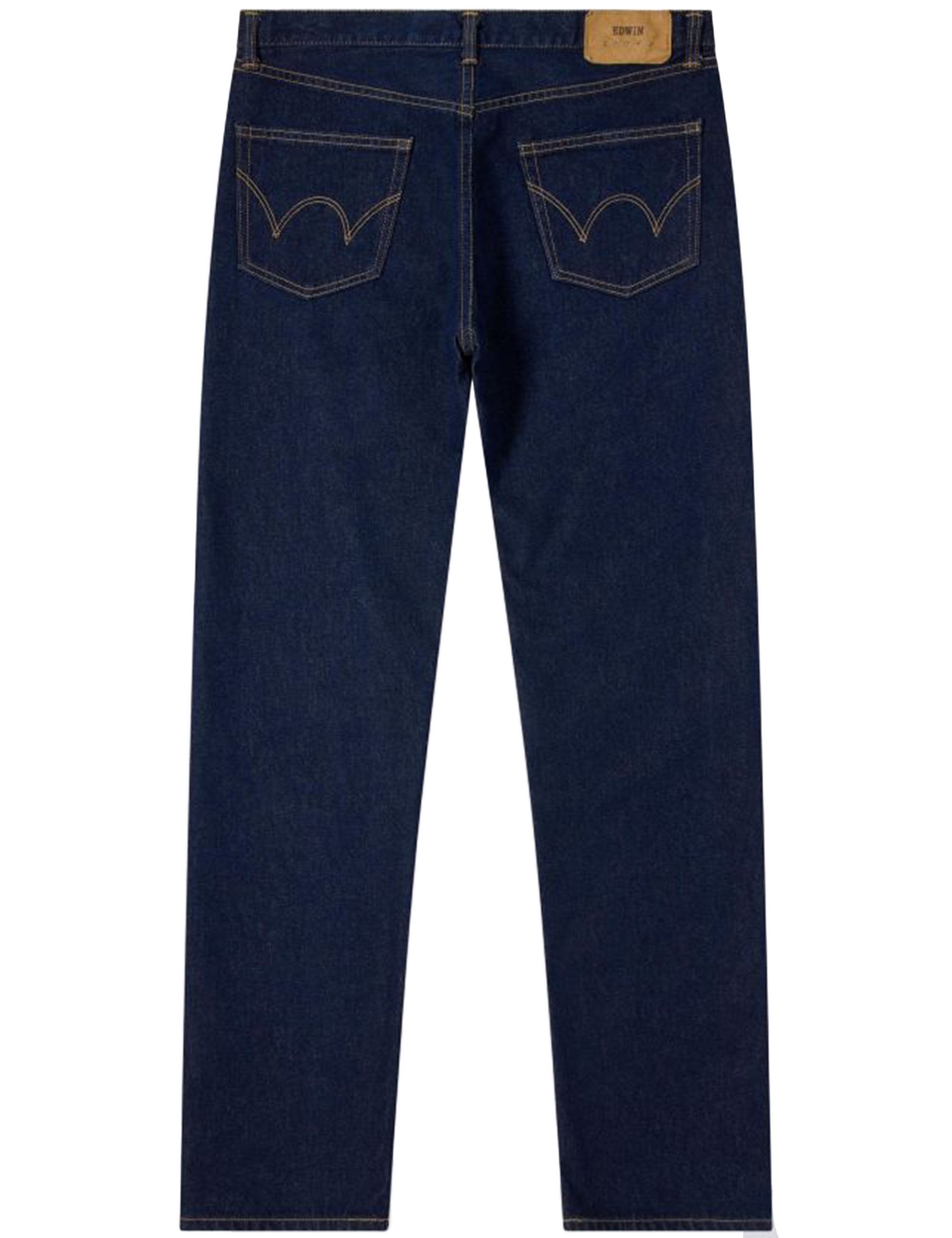 Regular Straight Jeans - Blue, Rinsed