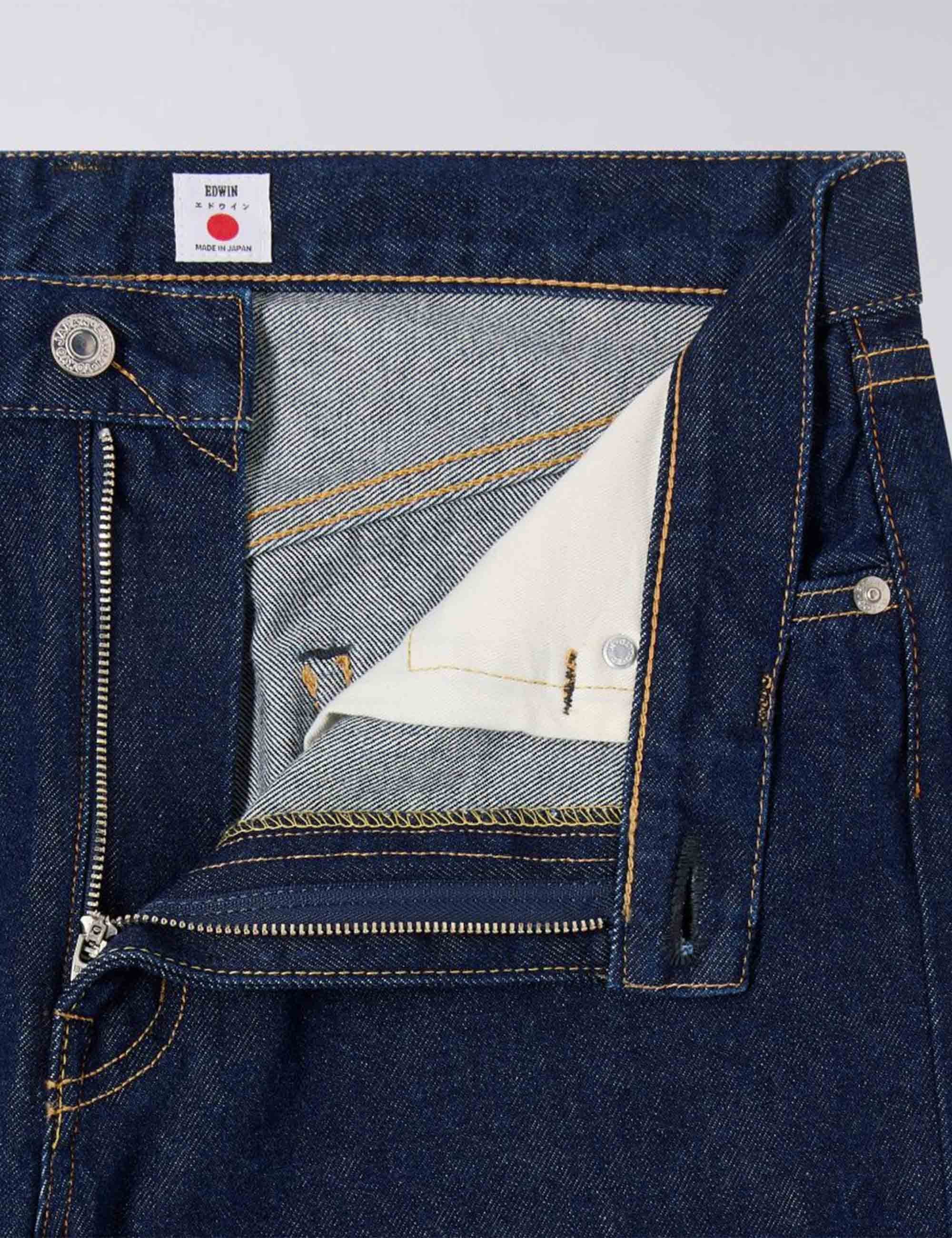 Regular Straight Jeans - Blue, Rinsed