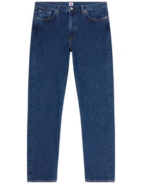Regular Straight Jeans - Blue, Mid Used Wash