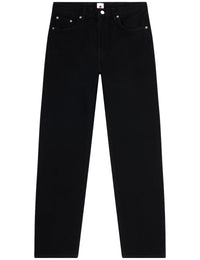 Regular Straight Jeans - Black, Unwashed