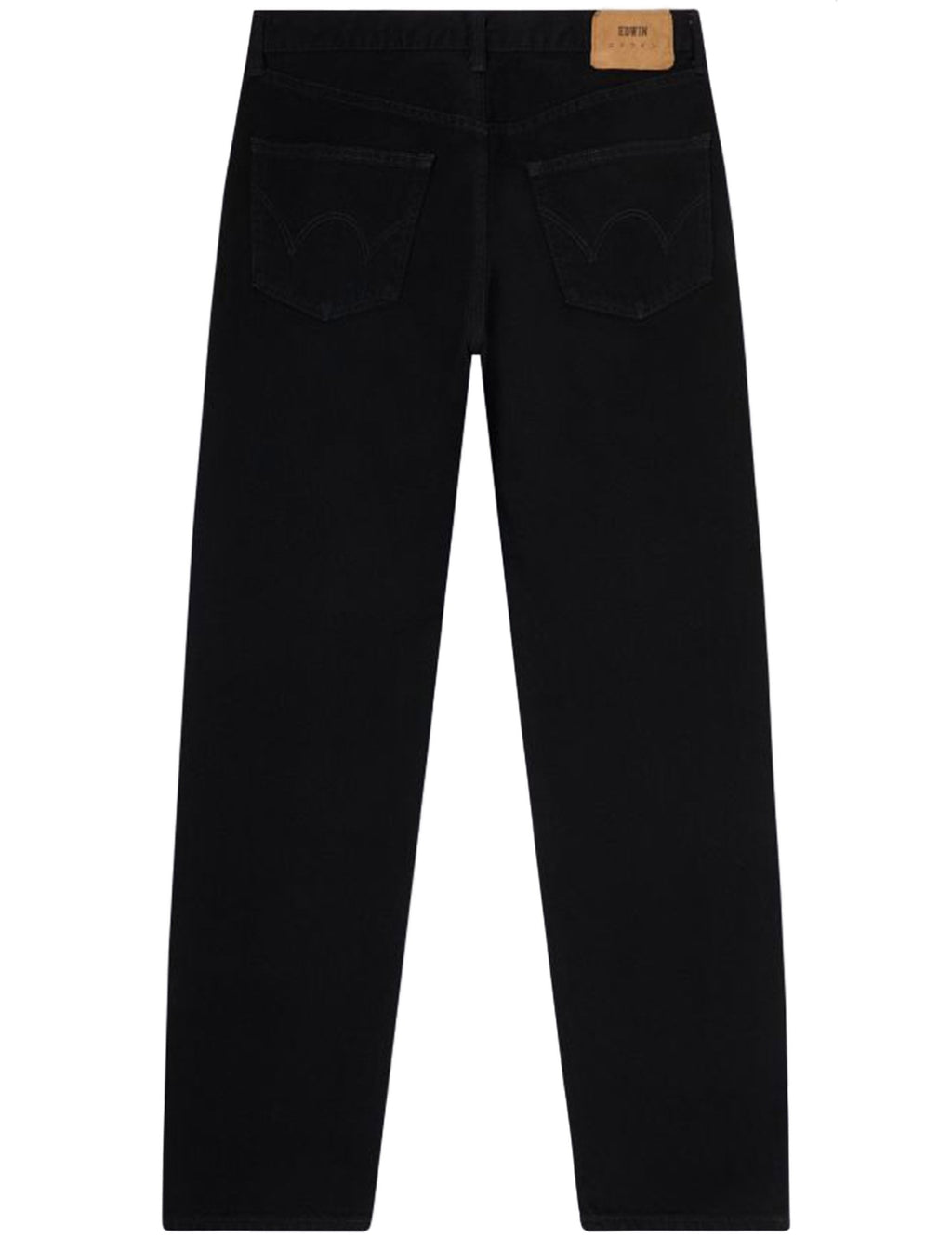 Regular Straight Jeans - Black, Unwashed