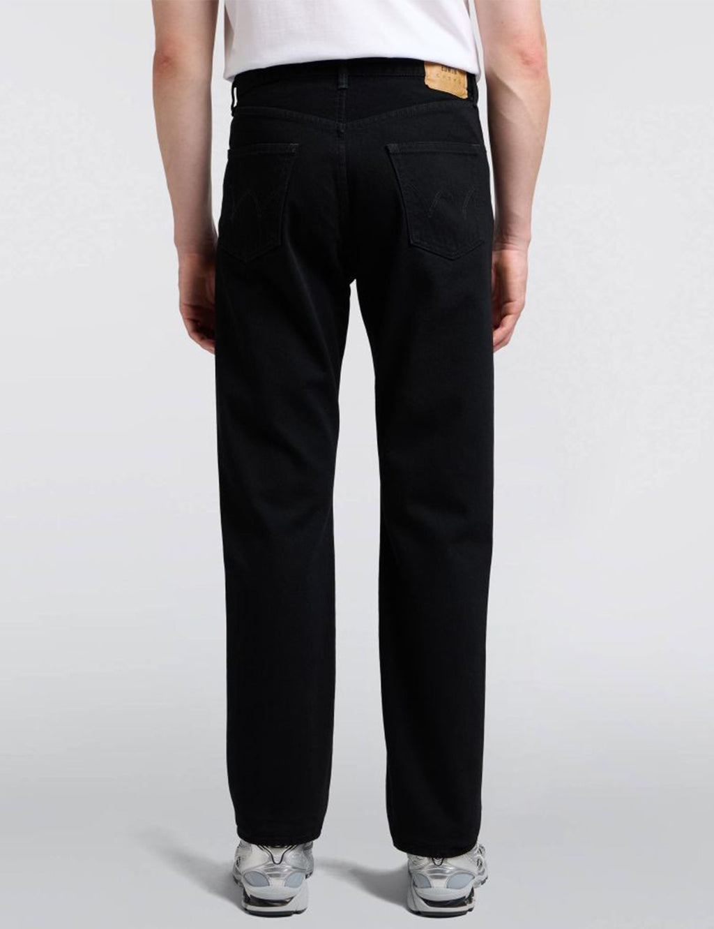Regular Straight Jeans - Black, Unwashed