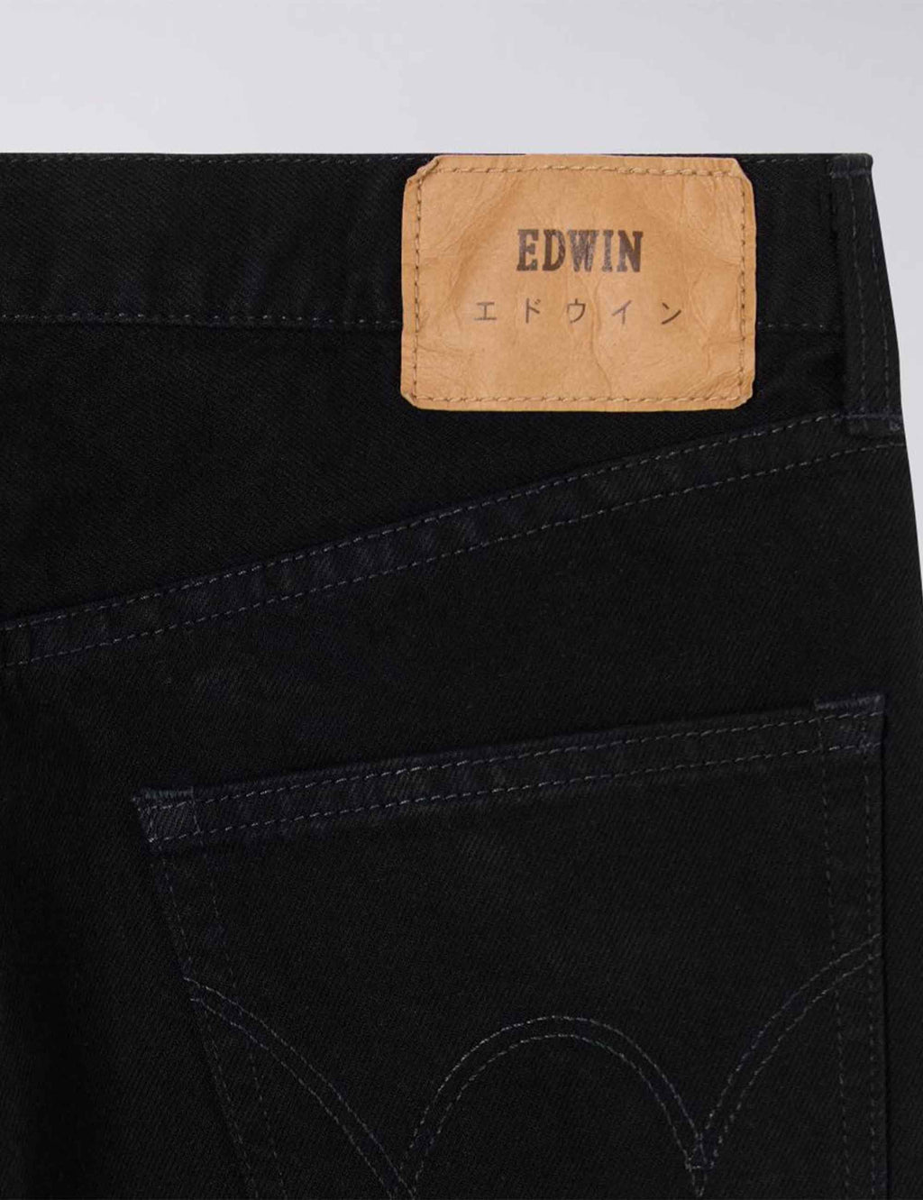 Regular Straight Jeans - Black, Unwashed