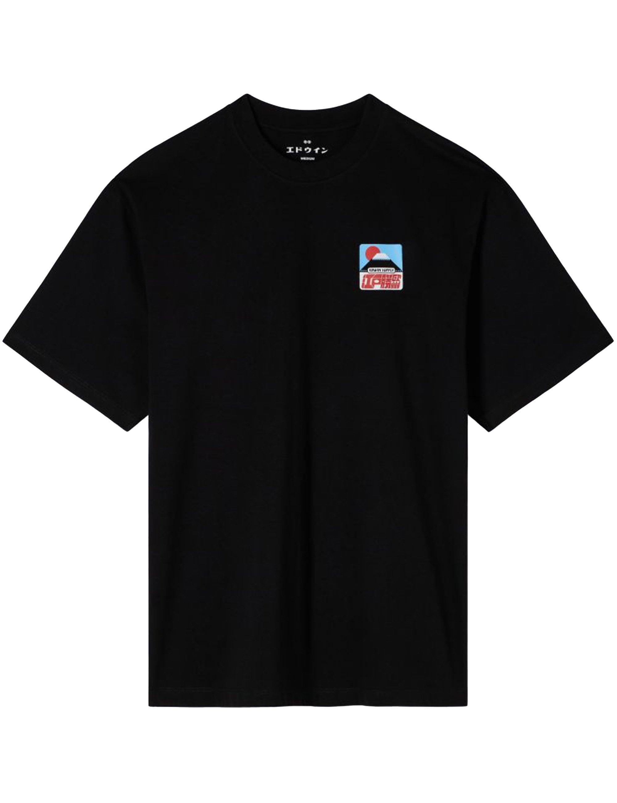 Edwin Jeans Sunset On Fuji San T-Shirt - Black - Clothing from Fat ...