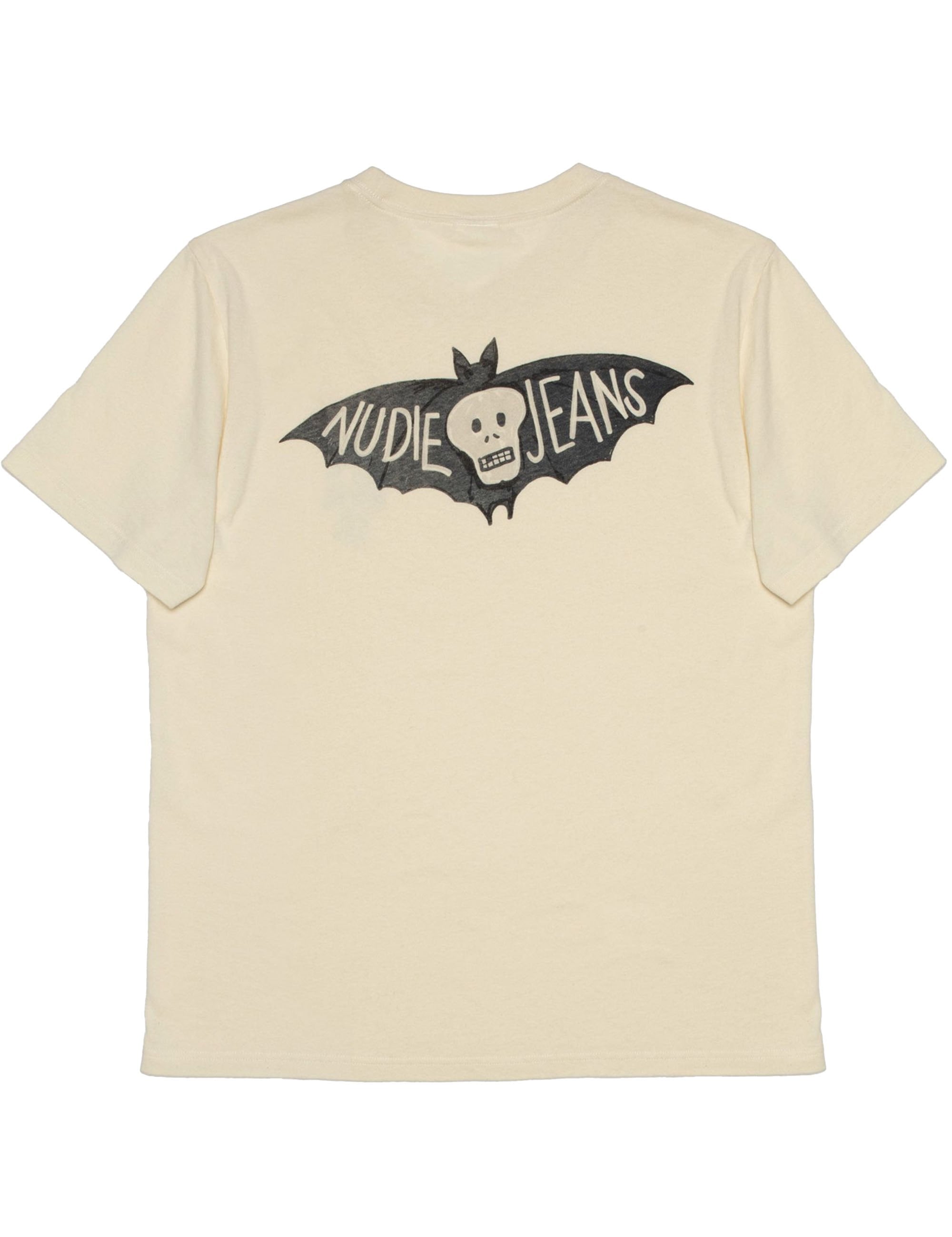Nudie Jeans Roy The Bat T-Shirt - Ecru