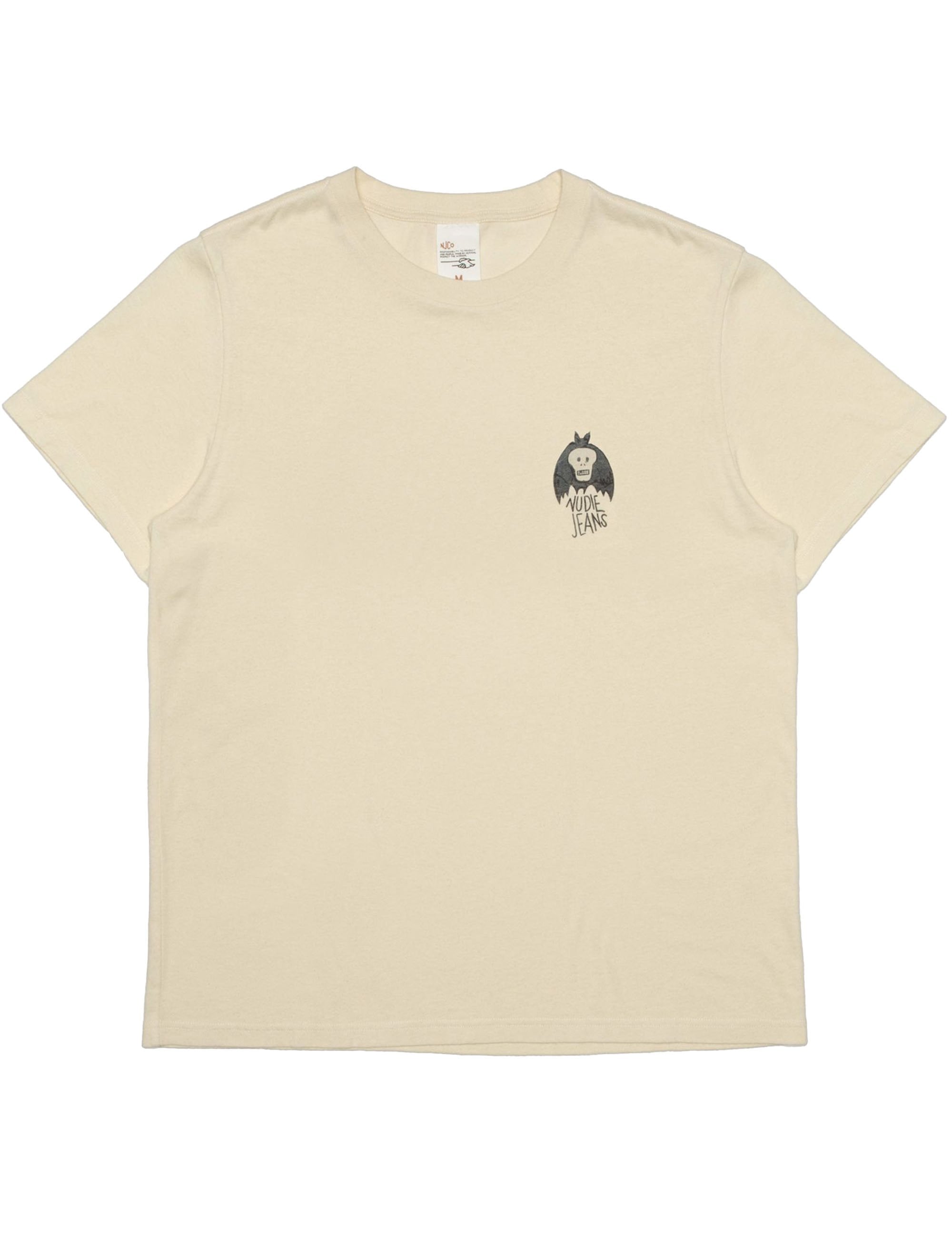 Nudie Jeans Roy The Bat T-Shirt - Ecru