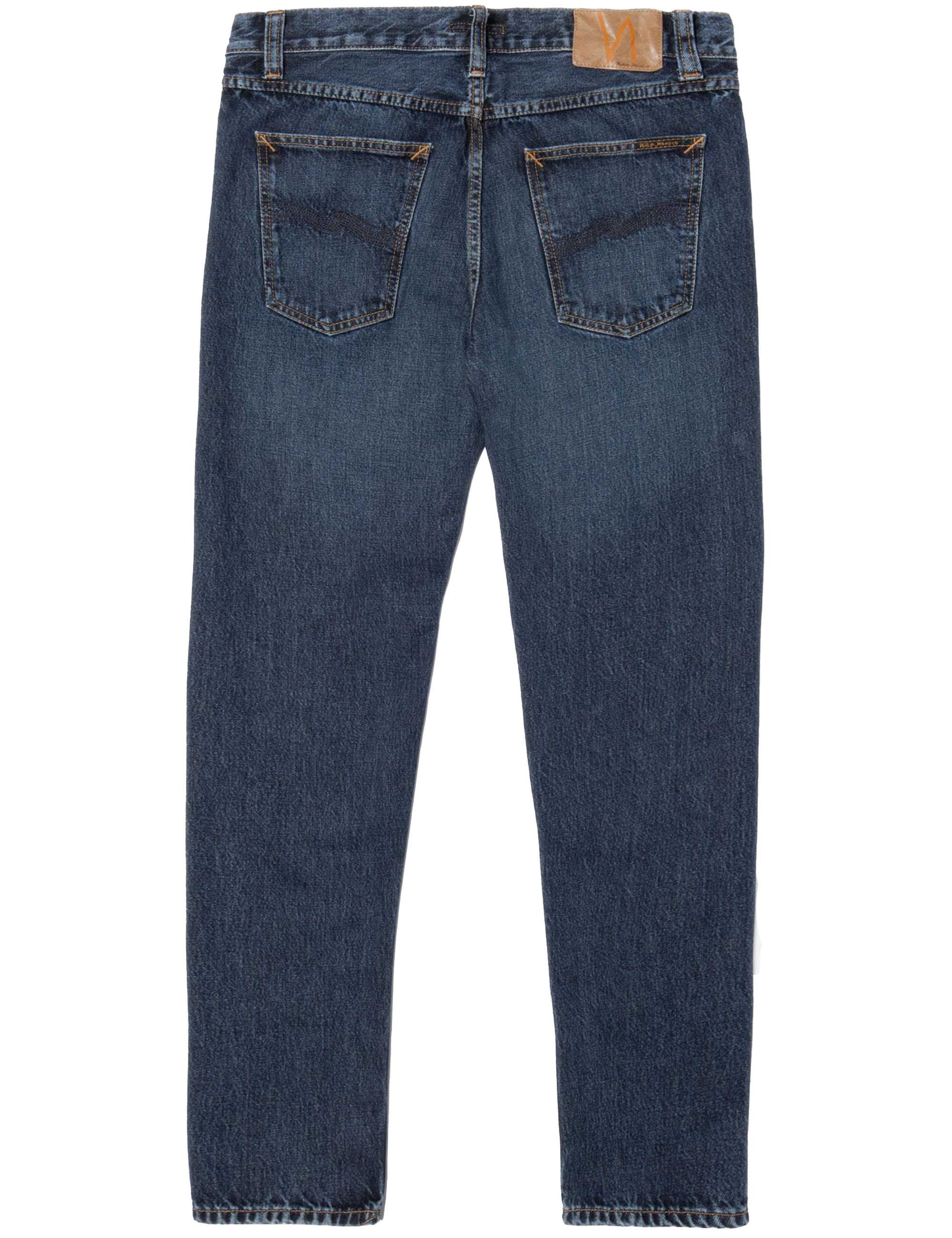 Nudie Jeans Steady Eddie II Jeans - Blue Soil Wash