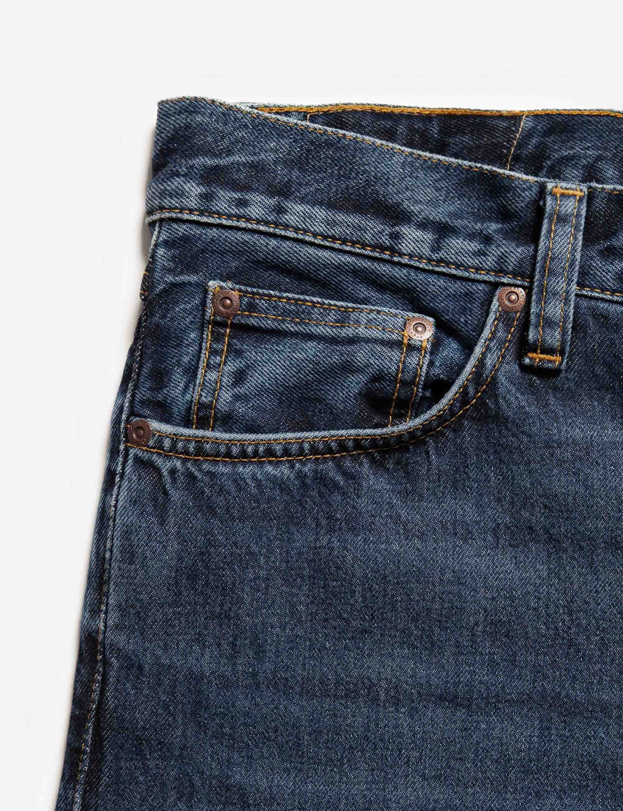 Nudie Jeans Steady Eddie II Jeans - Blue Soil Wash