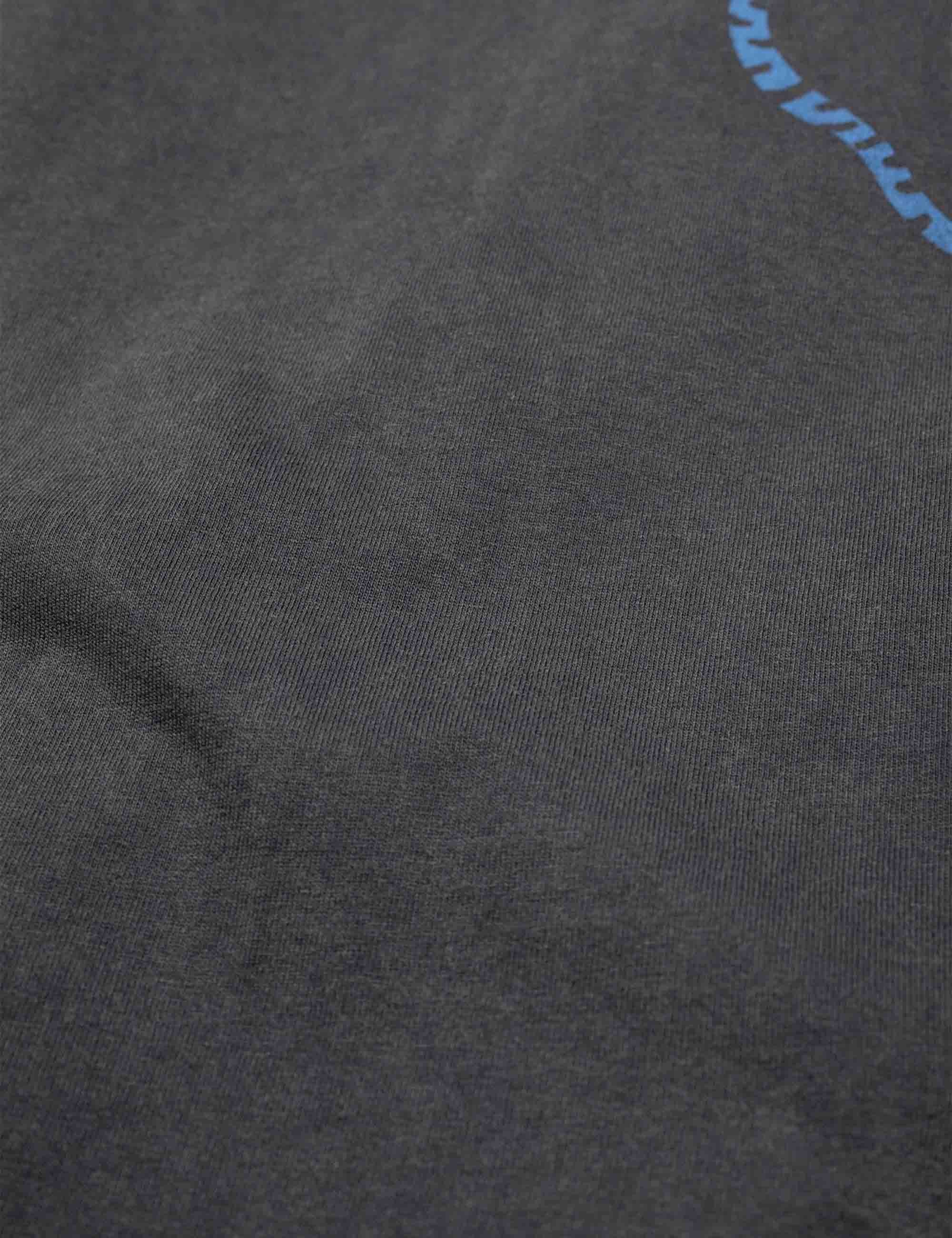 Nudie Jeans Roy Wrong Place T-Shirt - Anthracite