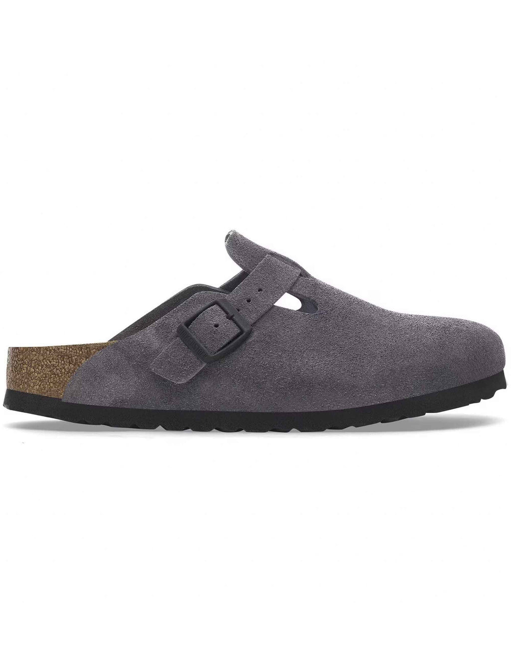 Boston Suede Mules LEVE - Velvet Grey (Regular Fit)