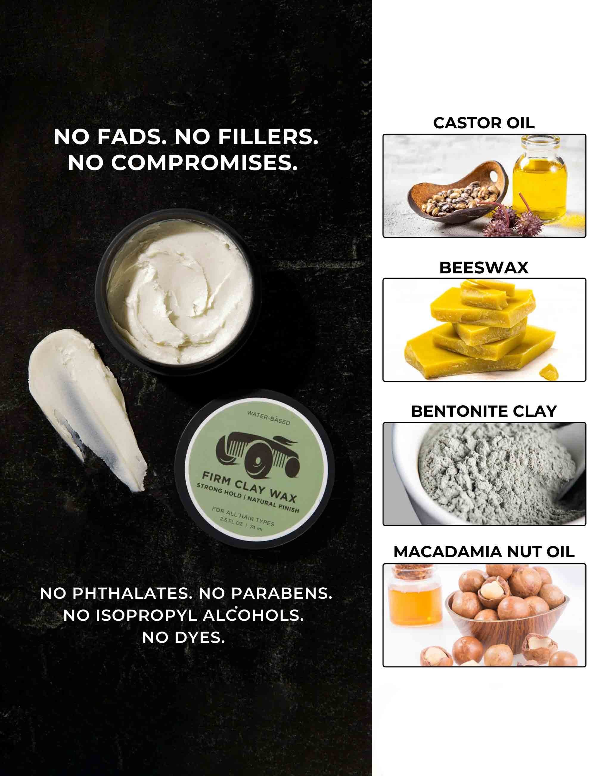 Clay Hair Wax (75ml) - Firm Hold
