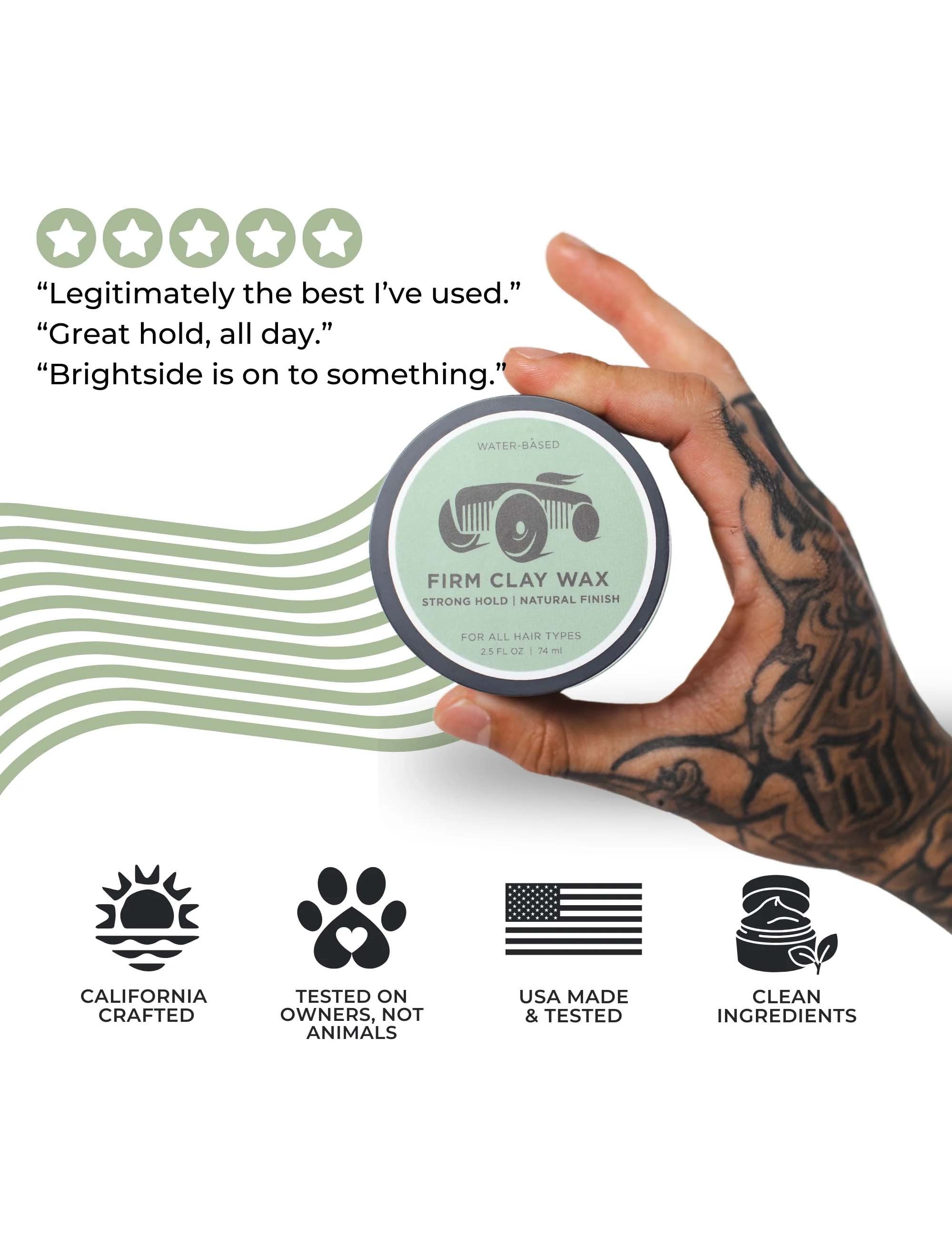 Clay Hair Wax (75ml) - Firm Hold