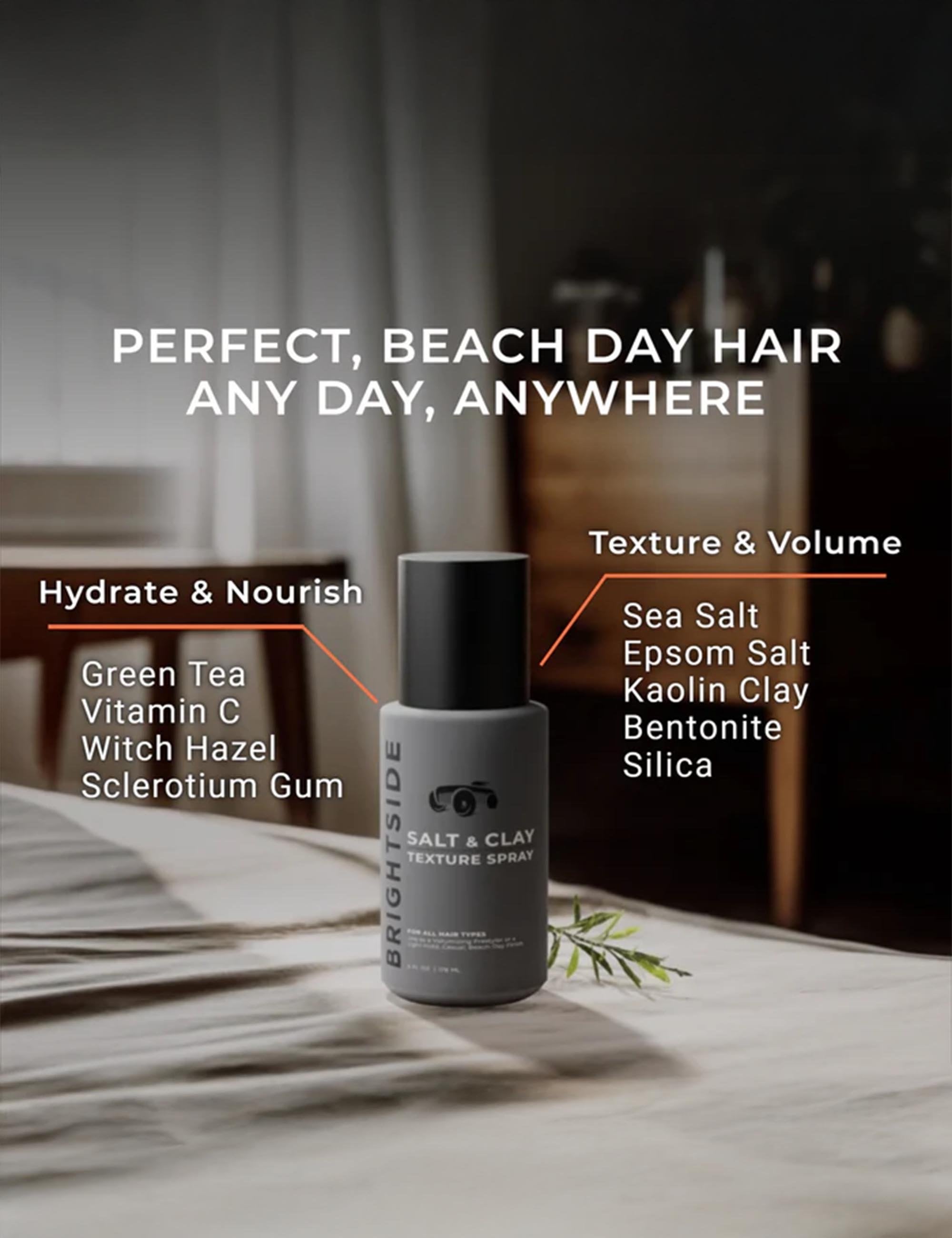 Salt + Clay Hair Surf Spray (90ml) - Medium