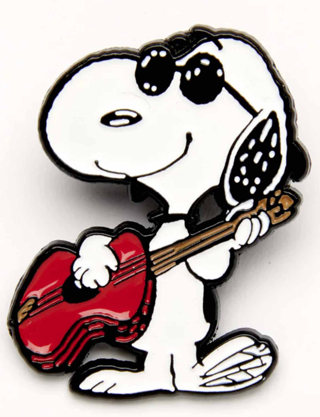 Snoopy Enamel Pin Badge - Music is Life, Guitar
