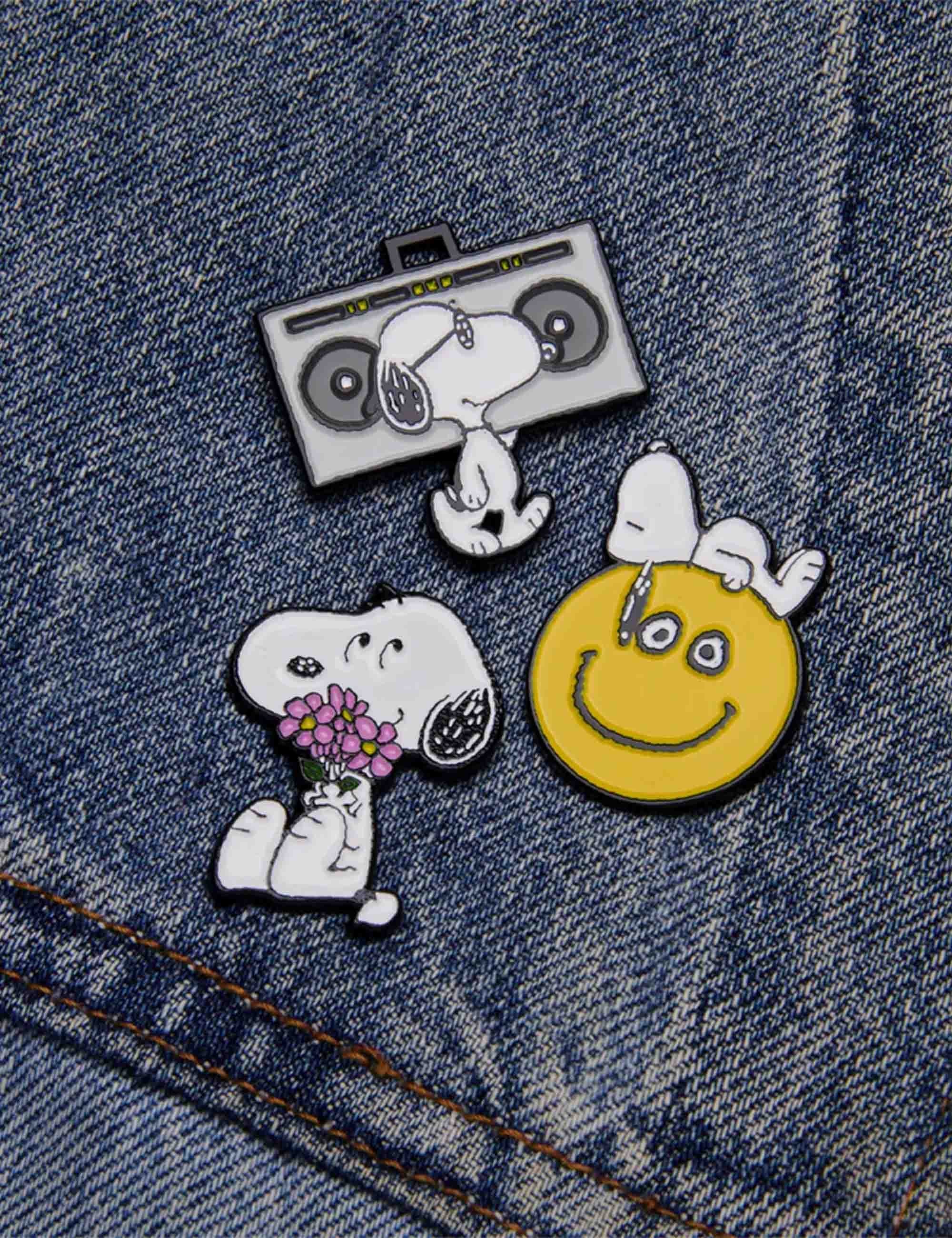 Snoopy Enamel Pin Badge - Vibes, Puffa