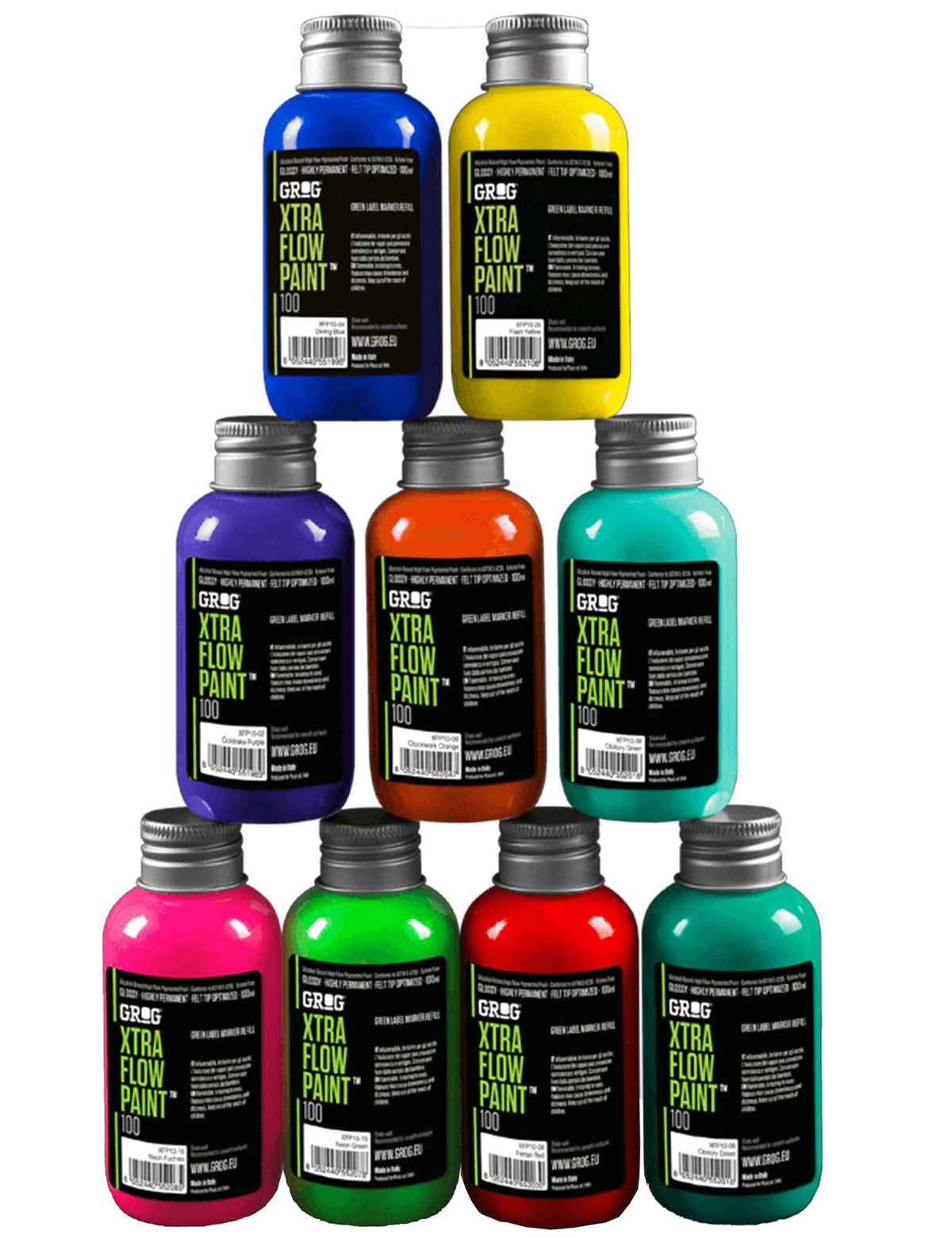 Grog Grog XFP Paint Refill 100ml - Burning Chrome