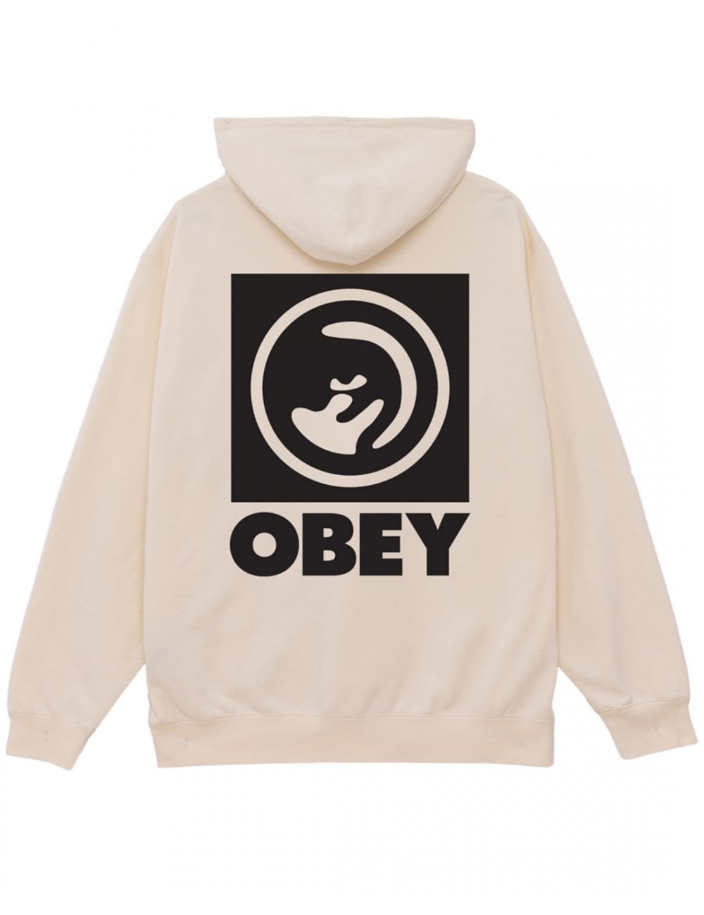 Bold Eye Hooded Sweat - Unbleached