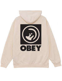 Bold Eye Hooded Sweat - Unbleached