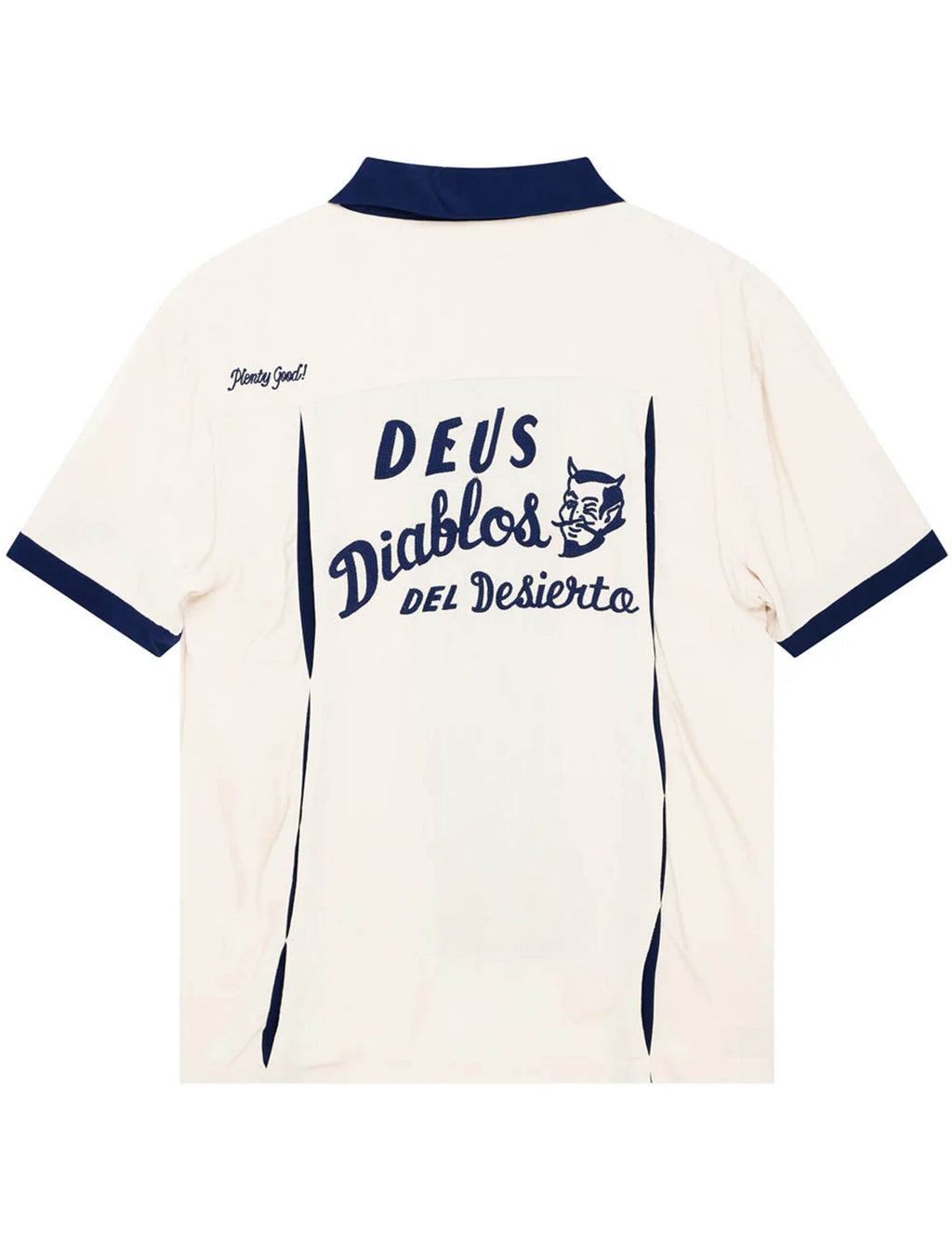 Diablo Bowling Shirt - Dirty White