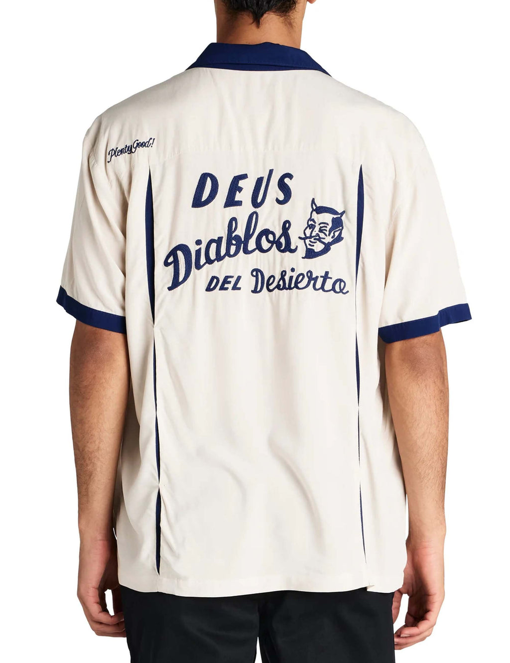 Diablo Bowling Shirt - Dirty White